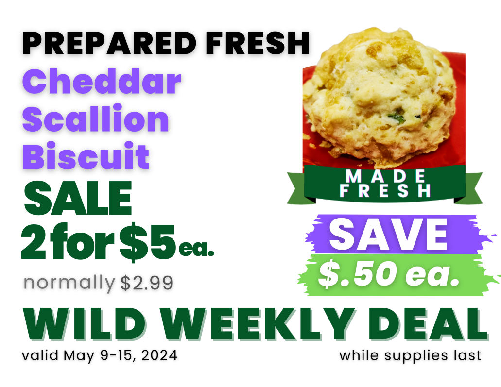 Wild Oats Made Prepared Foods Cheddar Scallion Biscuit.png
