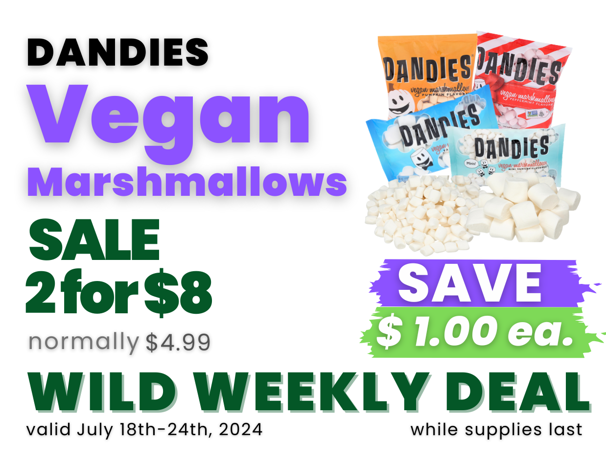 Dandies Vegan Marshmallows