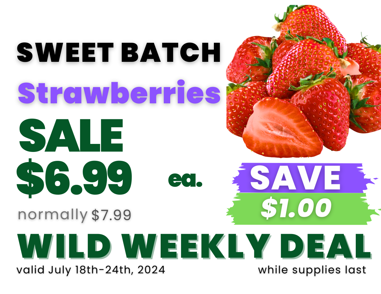 Sweet Batch Strawberries