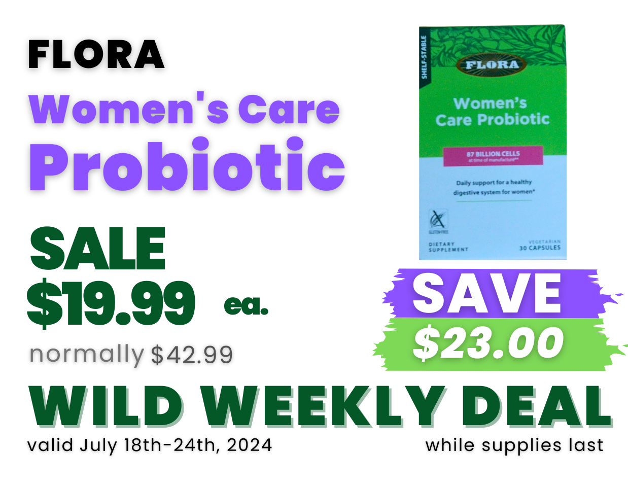 Flora Women's Care Probiotic