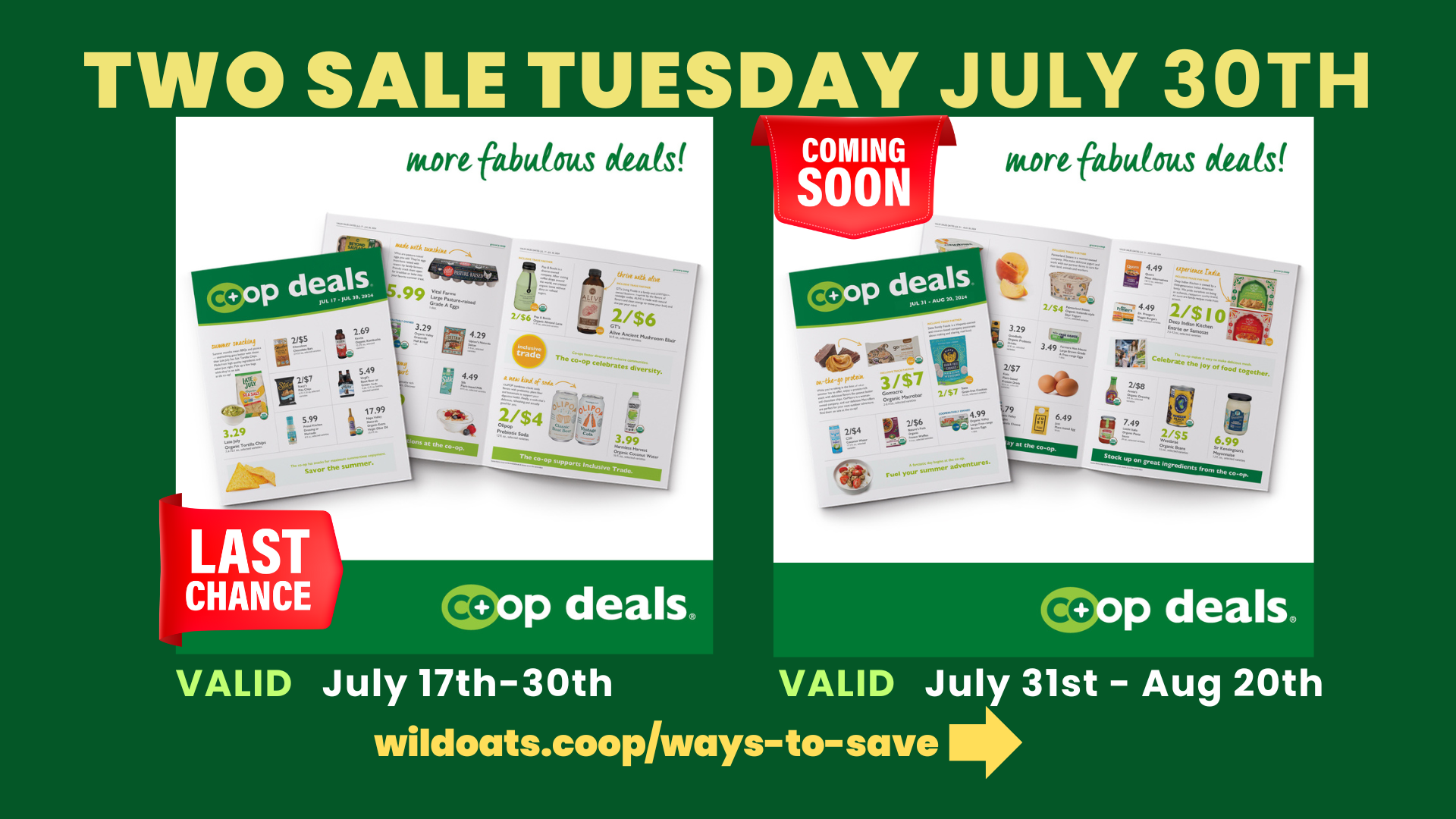 coop deals flyer two sale tuesday