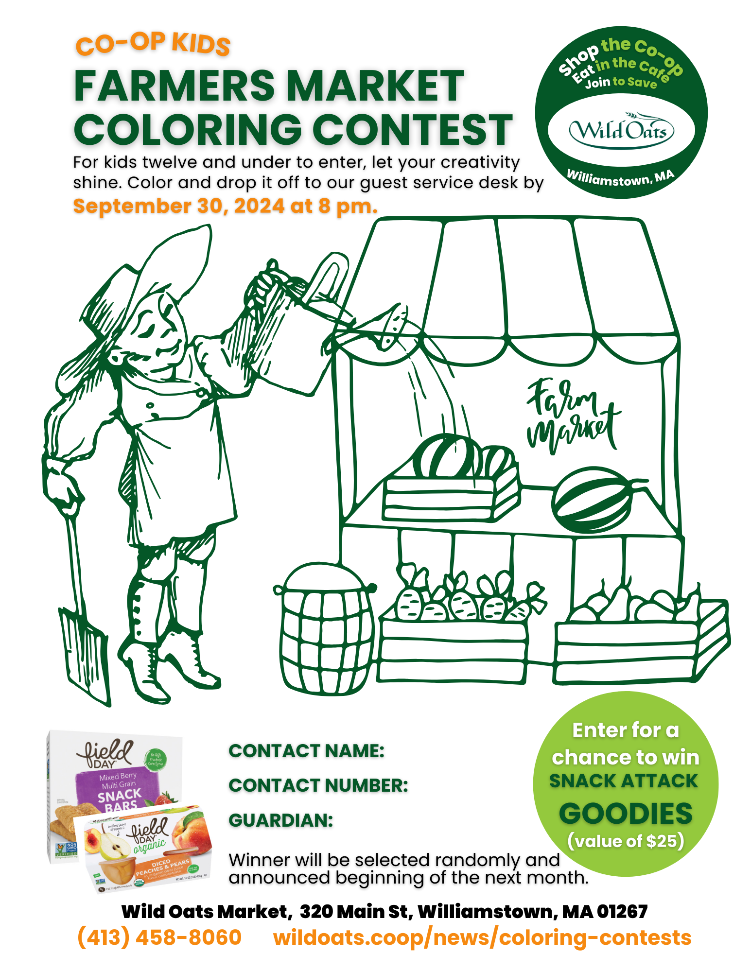 Coloring Contest at Wild Oats Market (Copy) (Copy) (Copy)