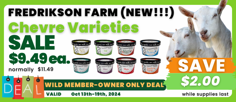 Member-Owner Deal at Wild Oats Market Fredrikson Farm Chevre.png