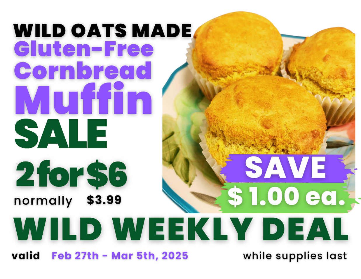 Gluten-Free Cornbread Muffin Deals Sign.png