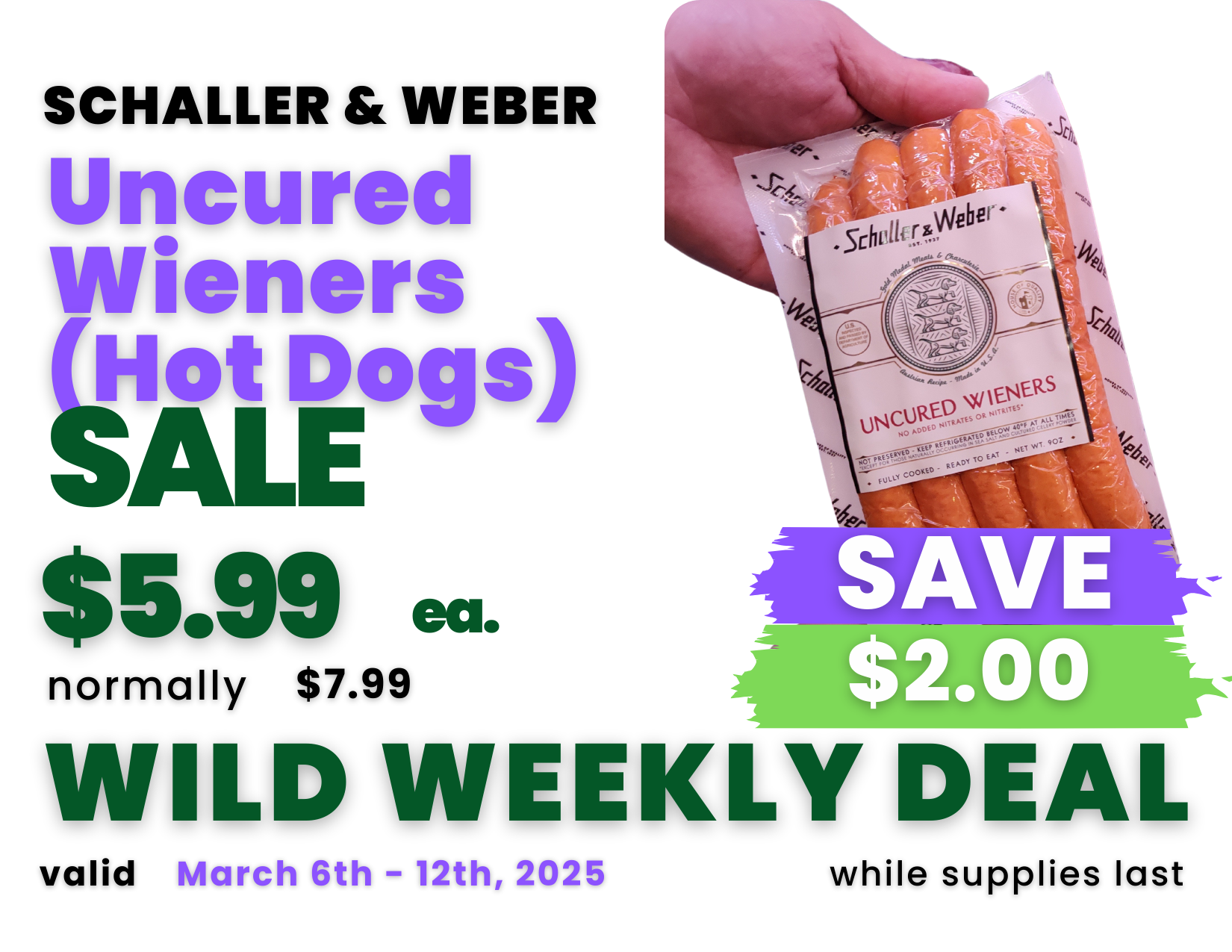 Deals Sign Uncured Wieners hot Dogs.png