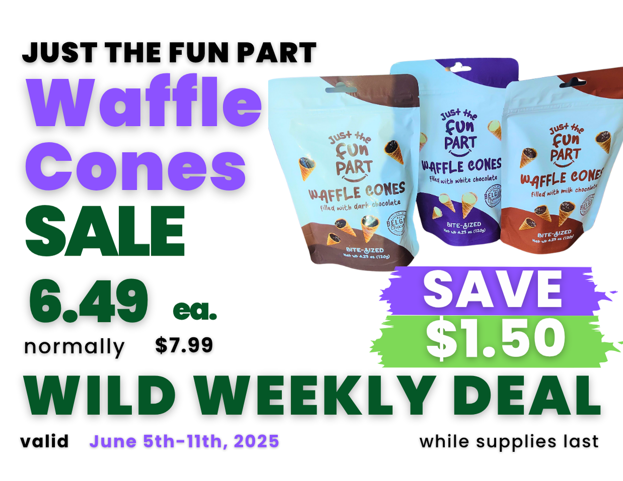 Deals Sign GROCERY Waffle Cones.png