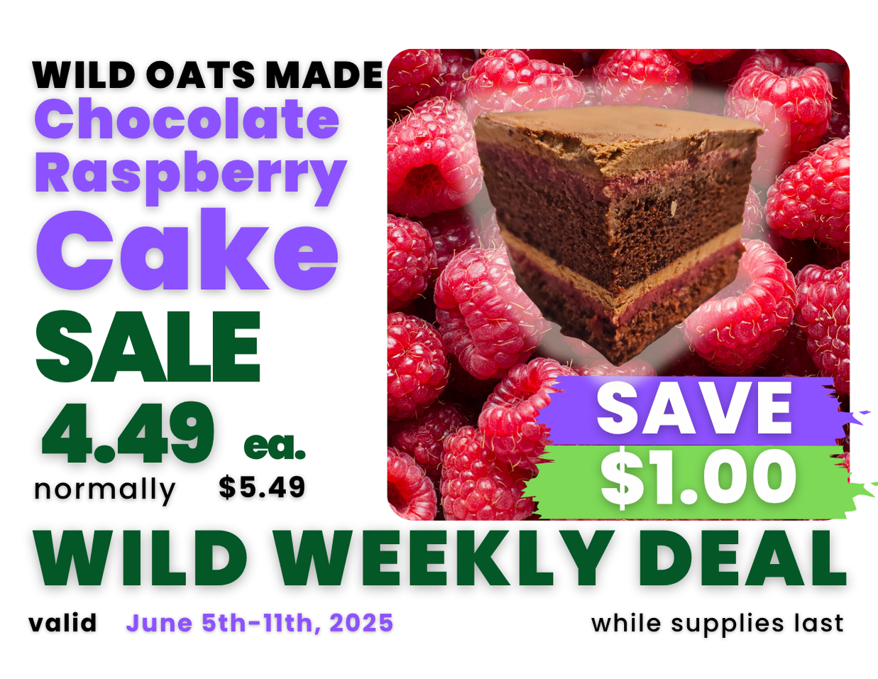 Deals Sign PREPARED FOODS Chocolate Raspberry Cake.png