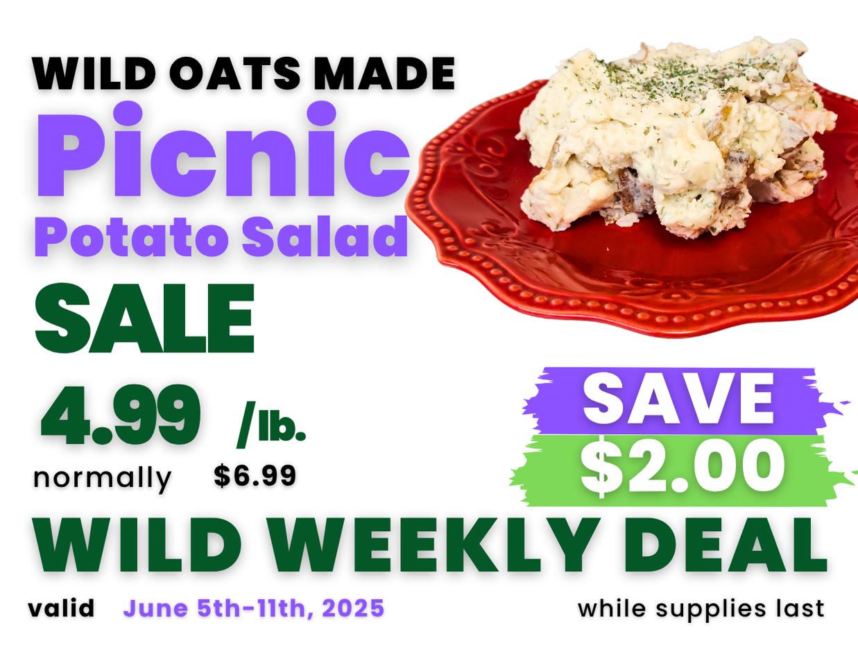 Deals Sign PREPARED FOODS Picnic Potato Salad.png