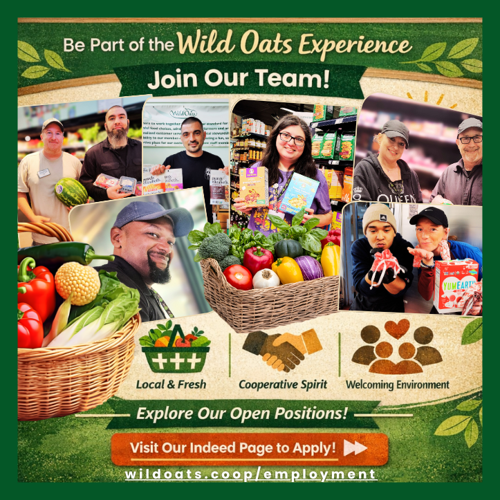 Be Part of the Wild Oats Experience - Join Our Team