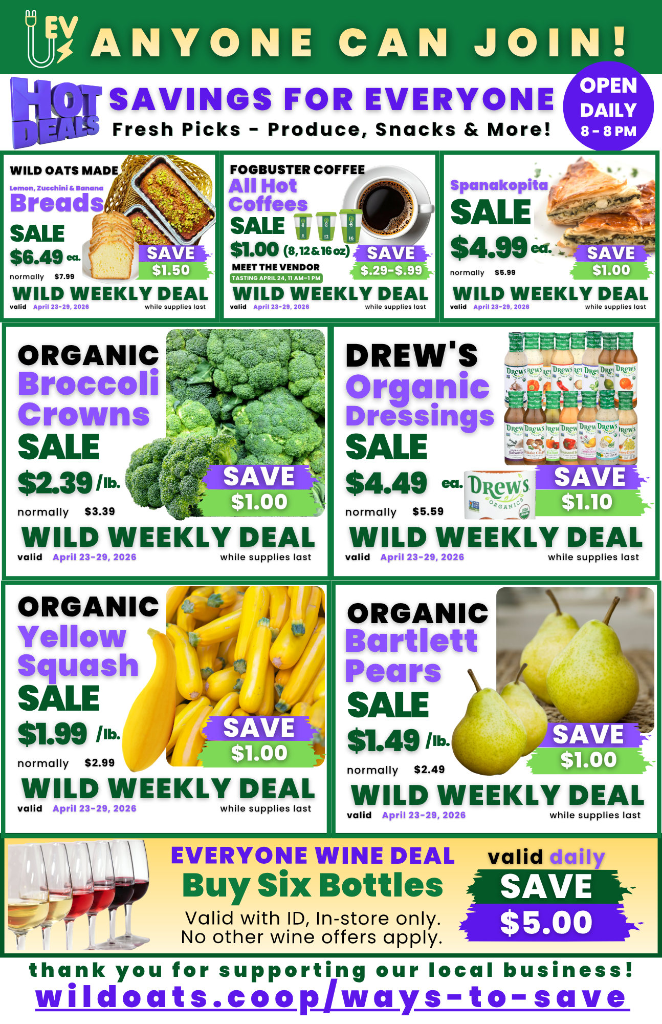 Fresh Picks Wild Oats Market Wild Weely Deals.png