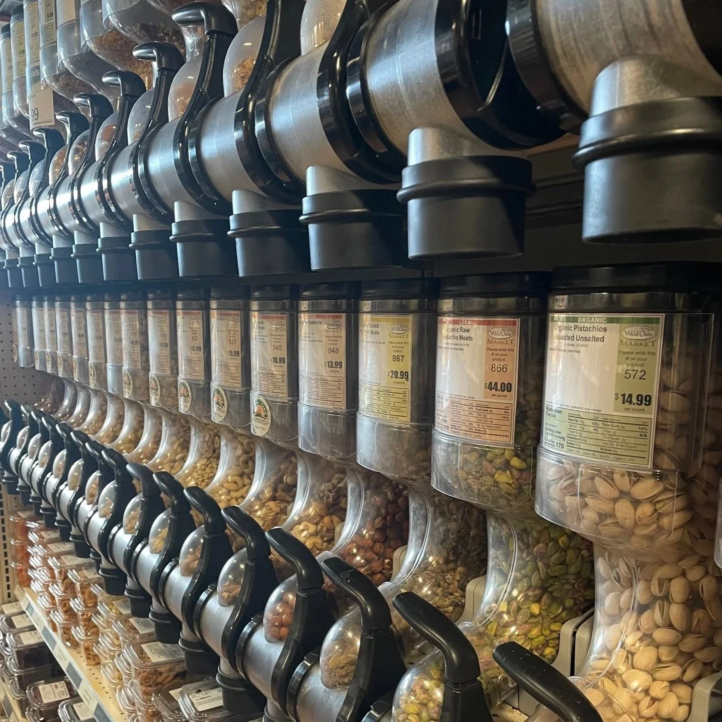 Buy a little or a lot here in our bulk aisle, saving you money and packaging on hundreds of local, organic and fair-trade items.