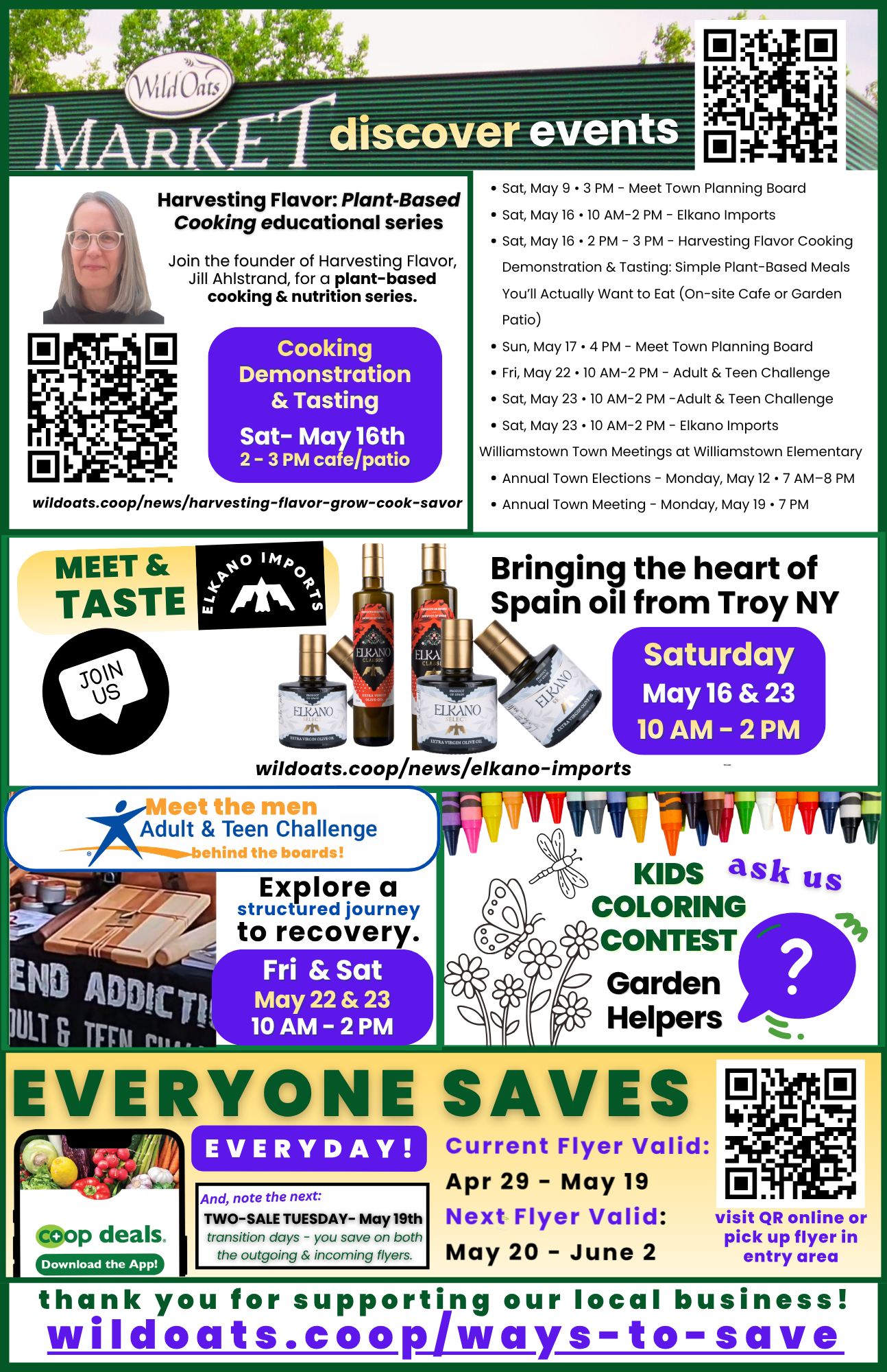 Discover Events at Wild Oats Market