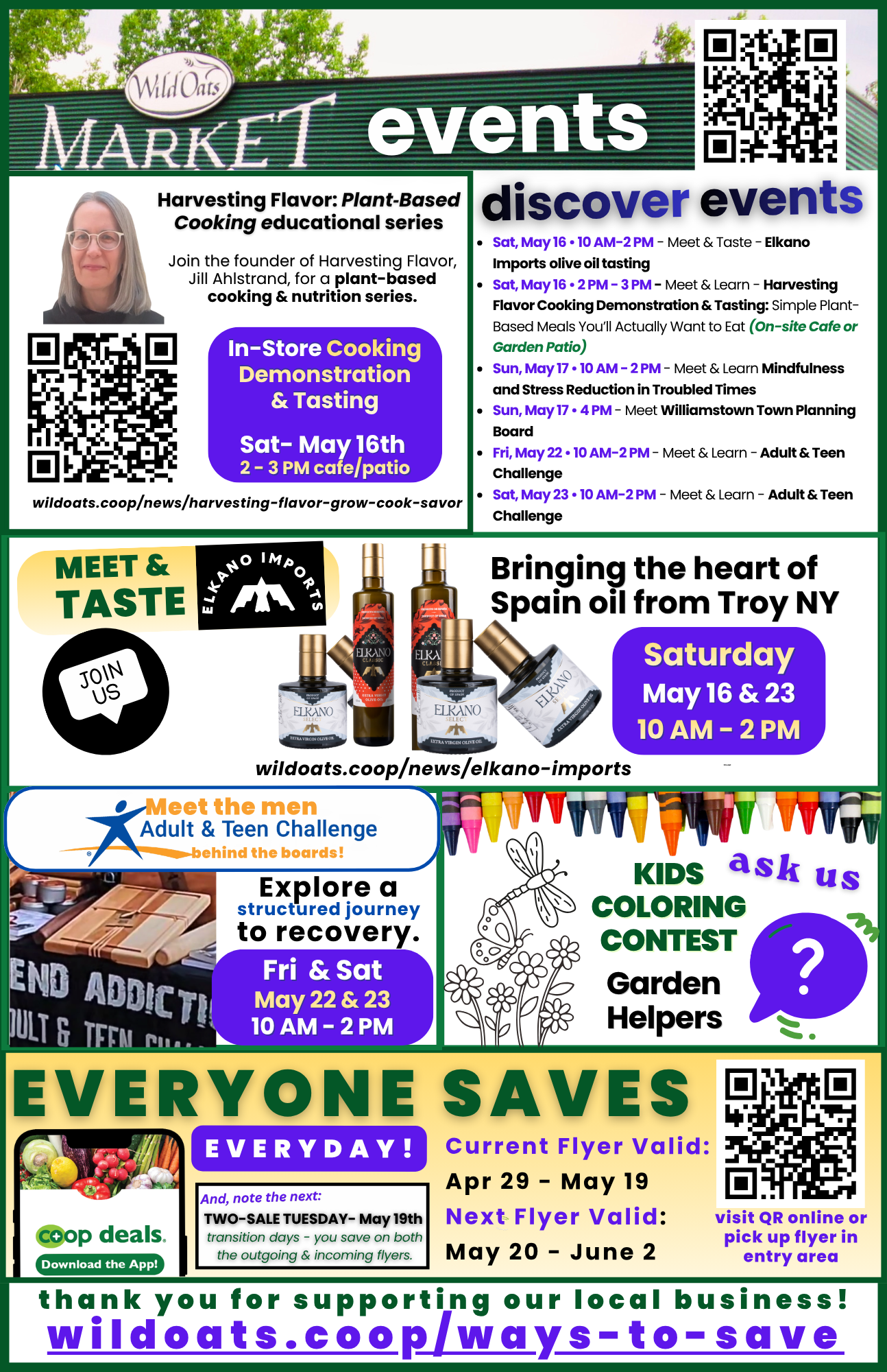 Discover Events at Wild Oats Market