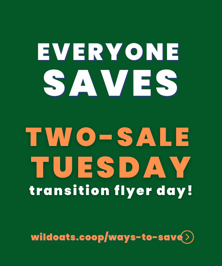TWO-SALE TUESDAY TRANSITION DAY COOP DEALS FLYER