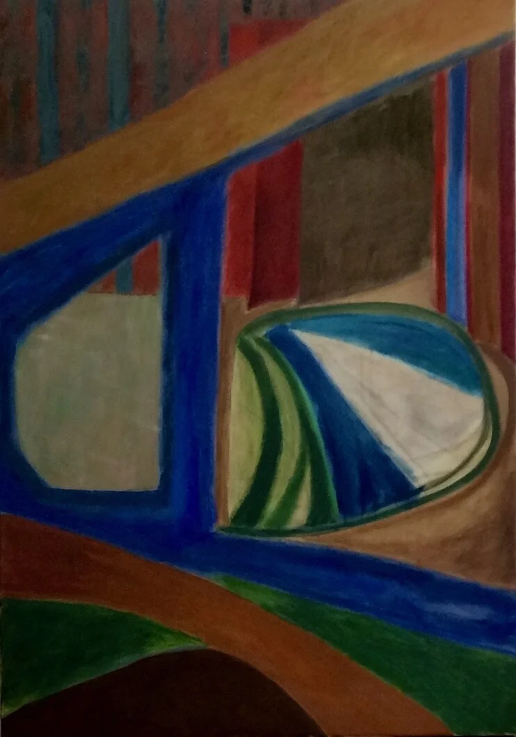 “North 8th” - oil on canvas, 46”x32”