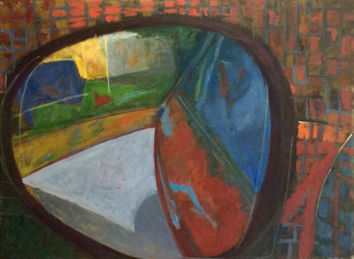 “Rear View” - oil on canvas, 36” x 48”