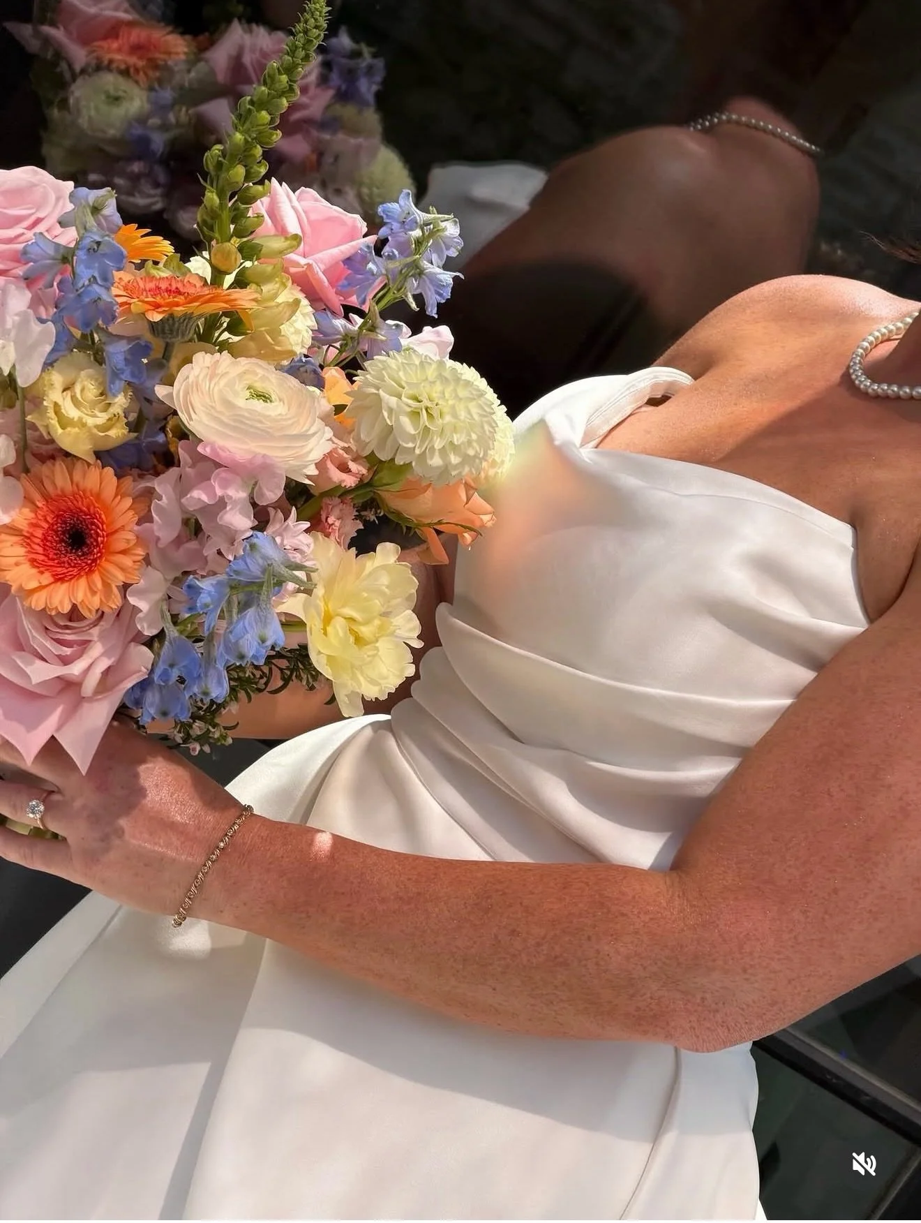 Bridal &amp; bridesmaids bouquets as of lately 💕💕💕

1-2. Peachy pink and blue spring forward florals for the lovely @brittanybhartrim 🌸
3. @sarrrahrose's cutie bridal portrait bouquet!! 💐
4-5. For Sarah on the big day! 💒
6-7. The most precious 