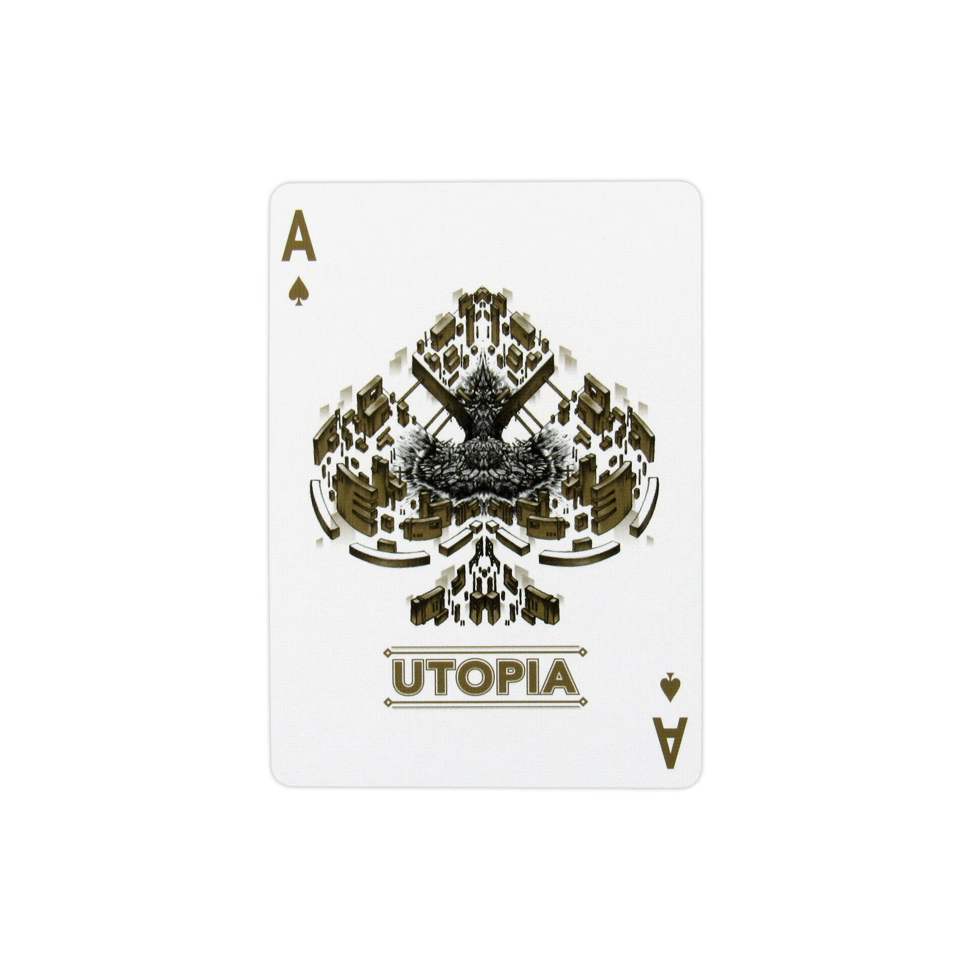 Bicycle Utopia White and Gold Playing Cards Deck Brand New 