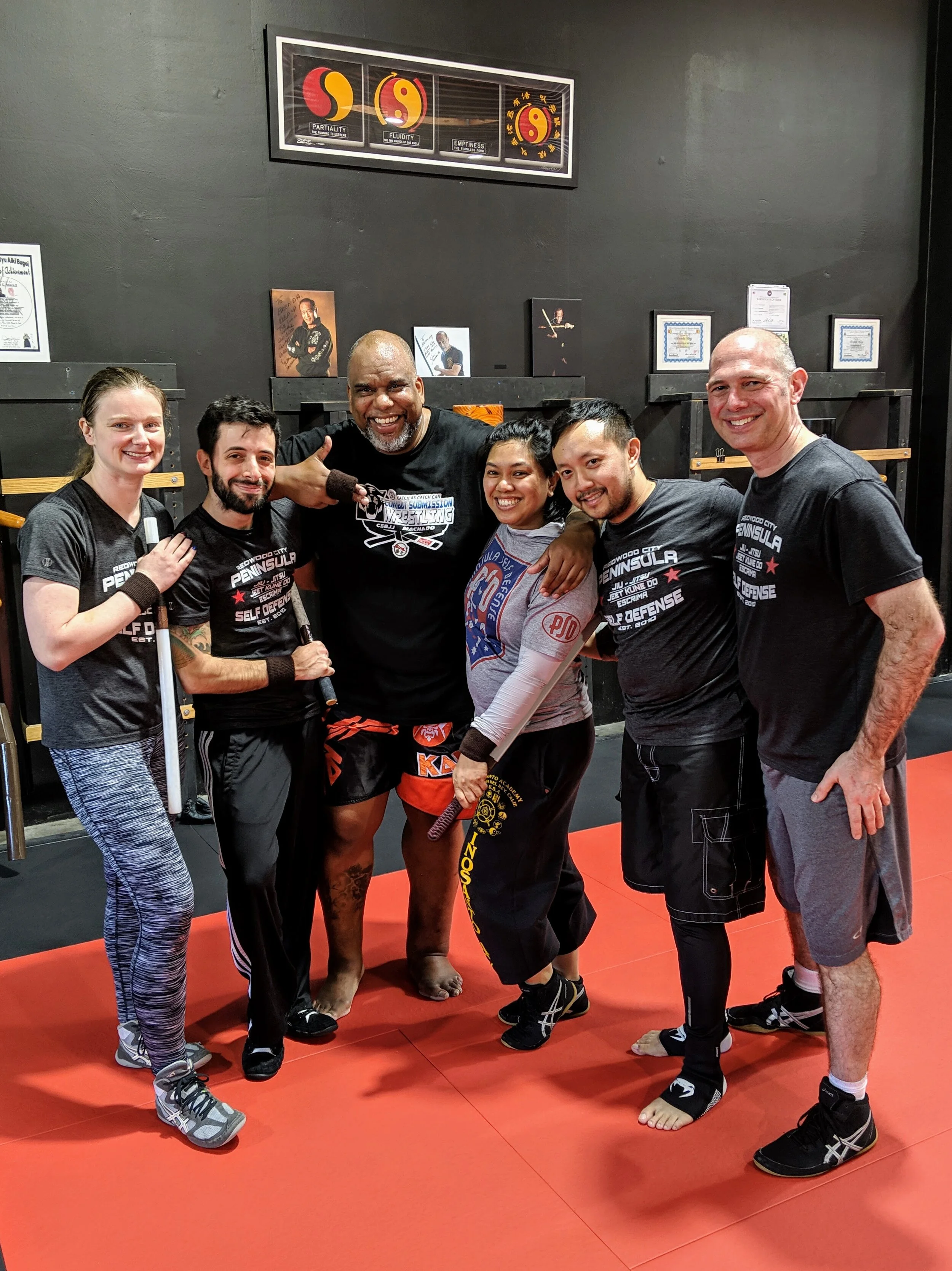 Brenna ganando su cinturón marrón en 2018