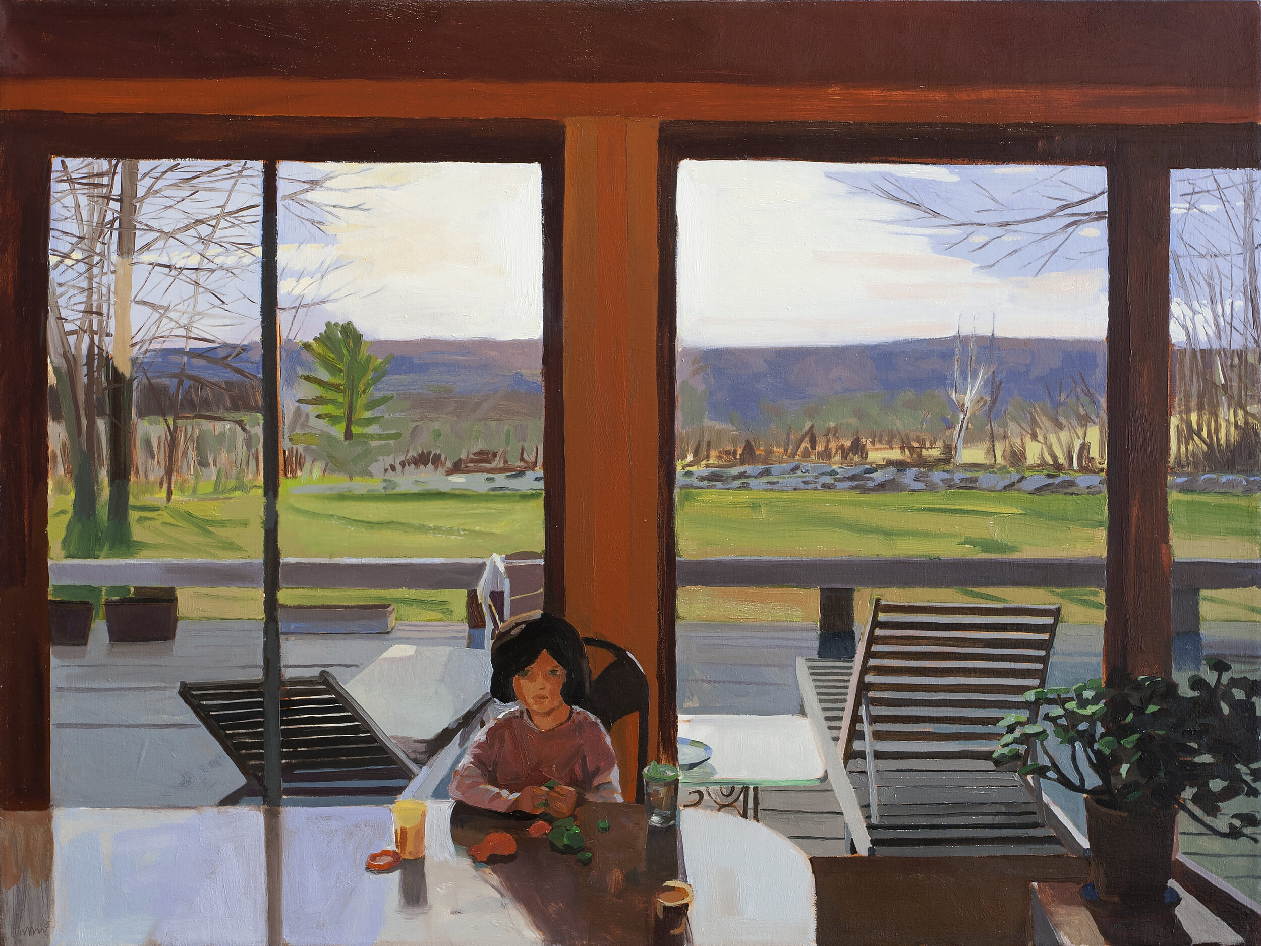 "Amelia With Playdoh"