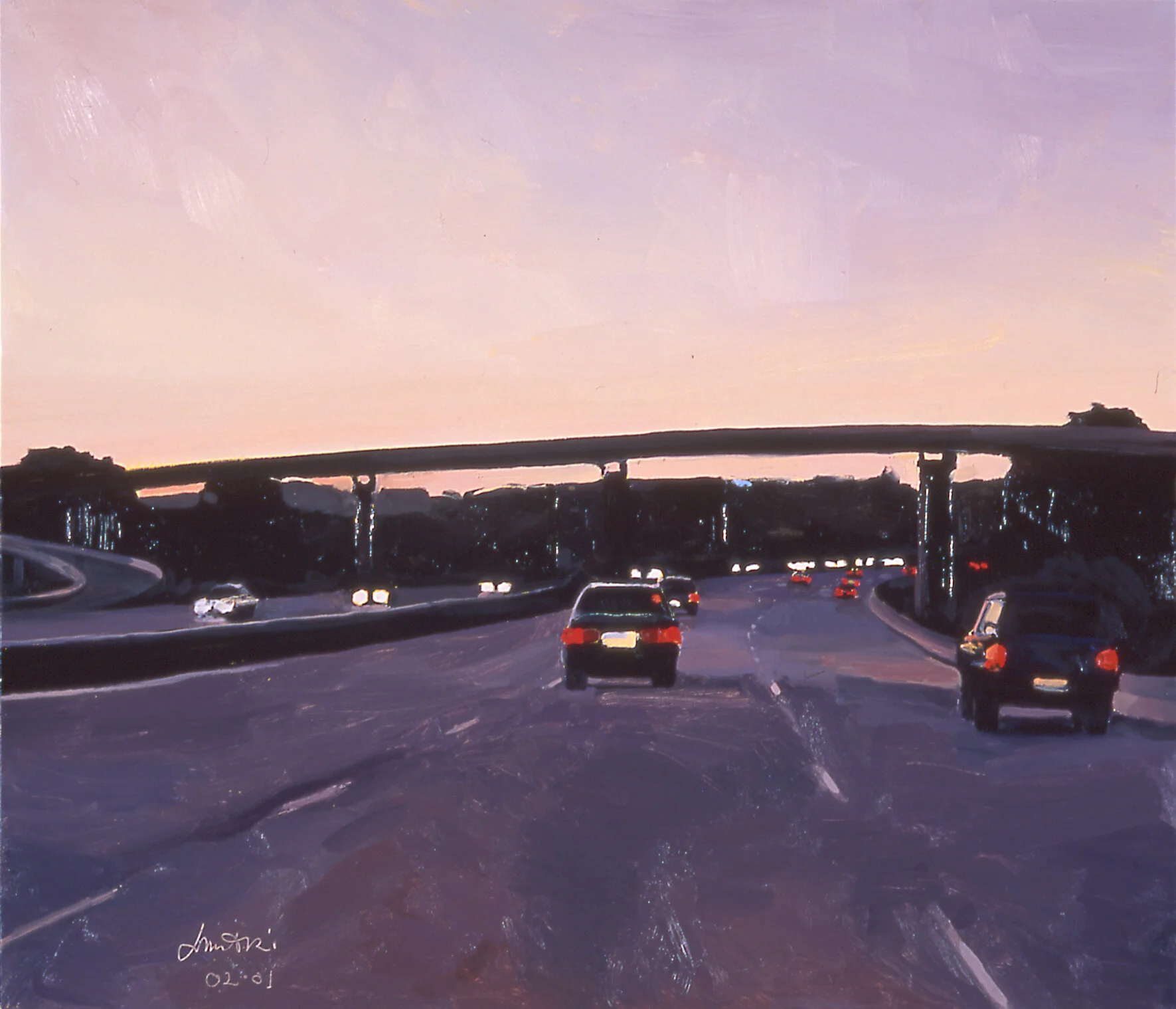 "Sun Just Down, And Overpass"