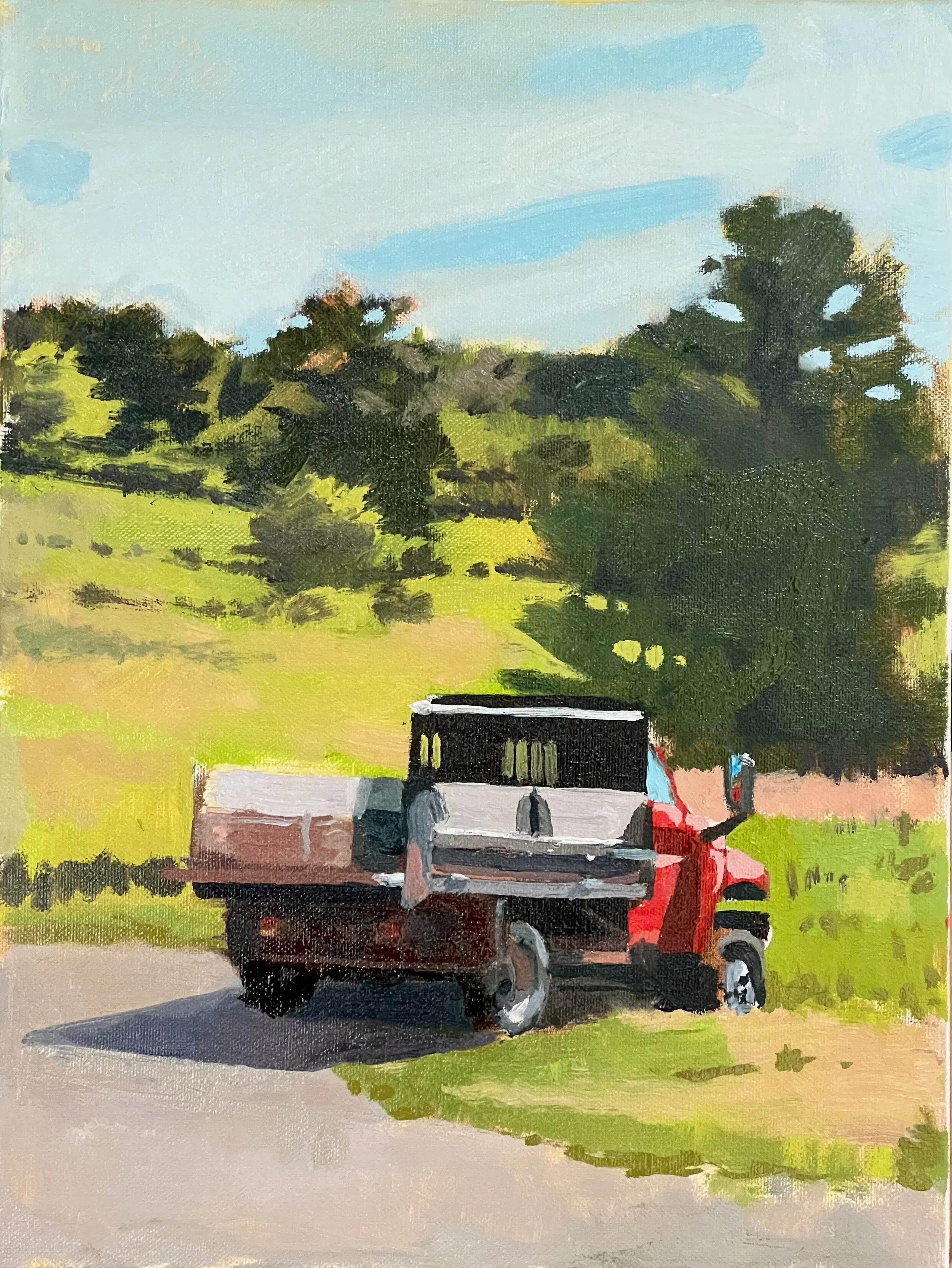 "Farm Truck, Hot Morning, Off Rte 23"