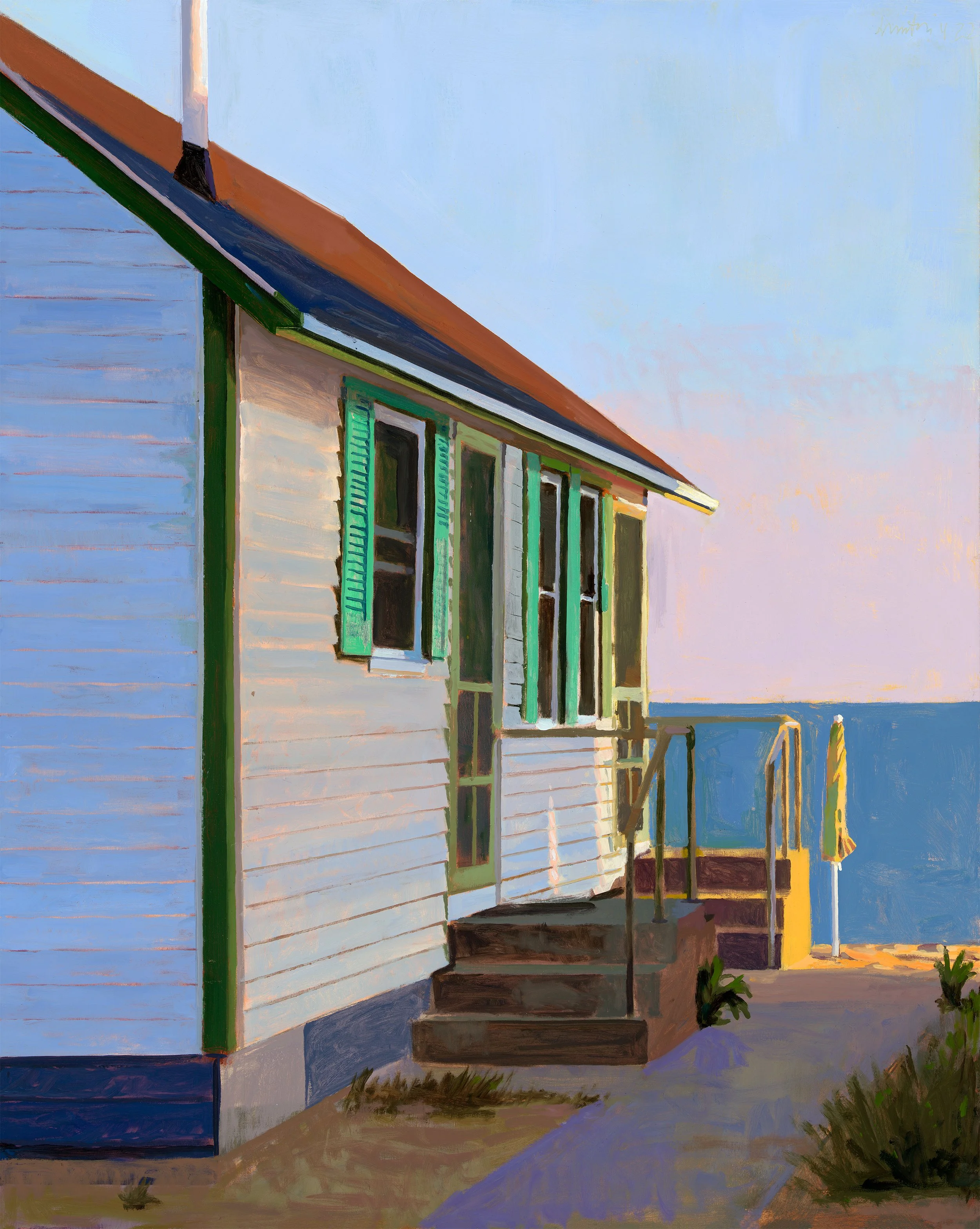 "Truro Cottage With Yellow Umbrella"