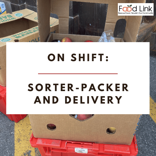 On Shift: Sorter-Packer and Delivery
