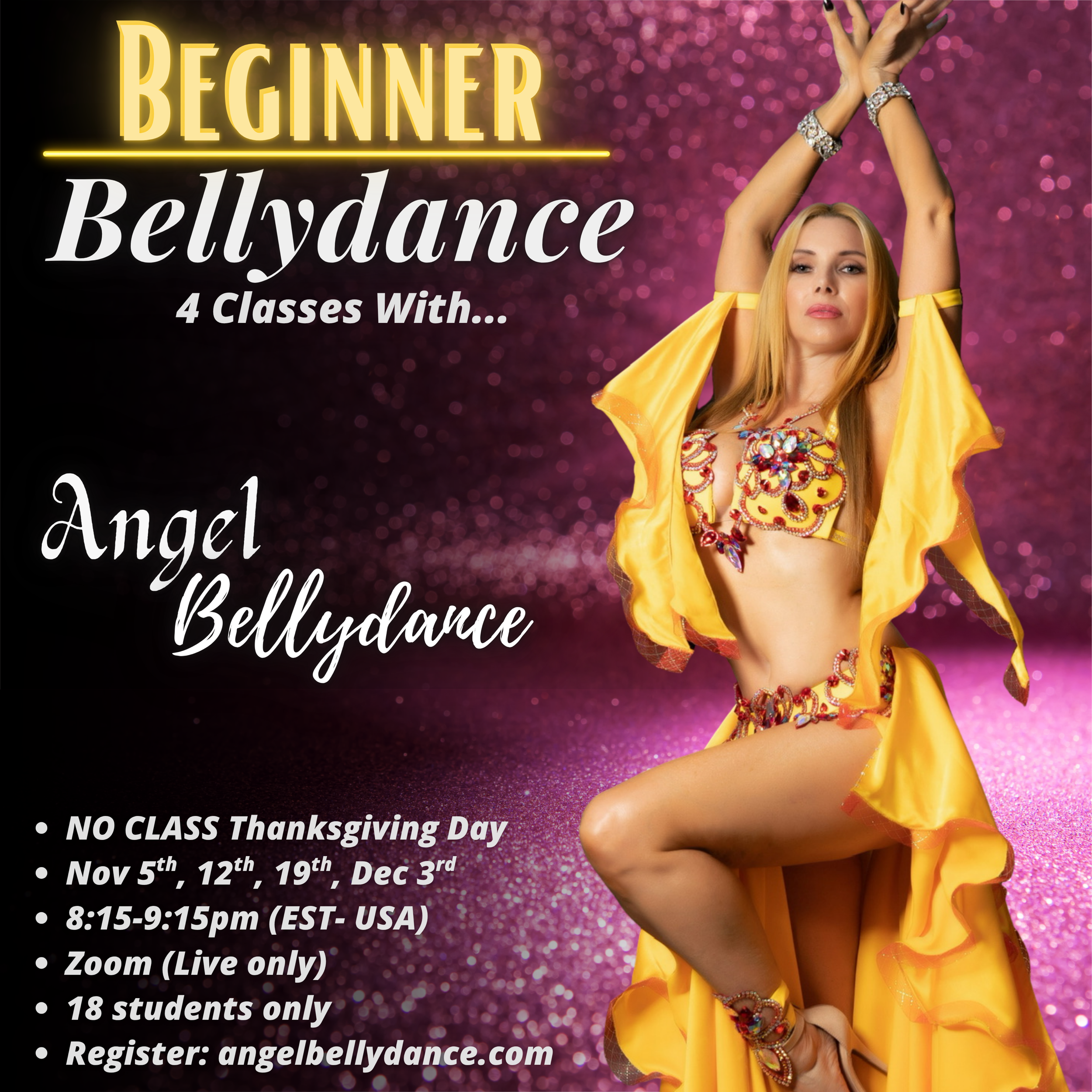 Beginner Bellydance- Nov 2026