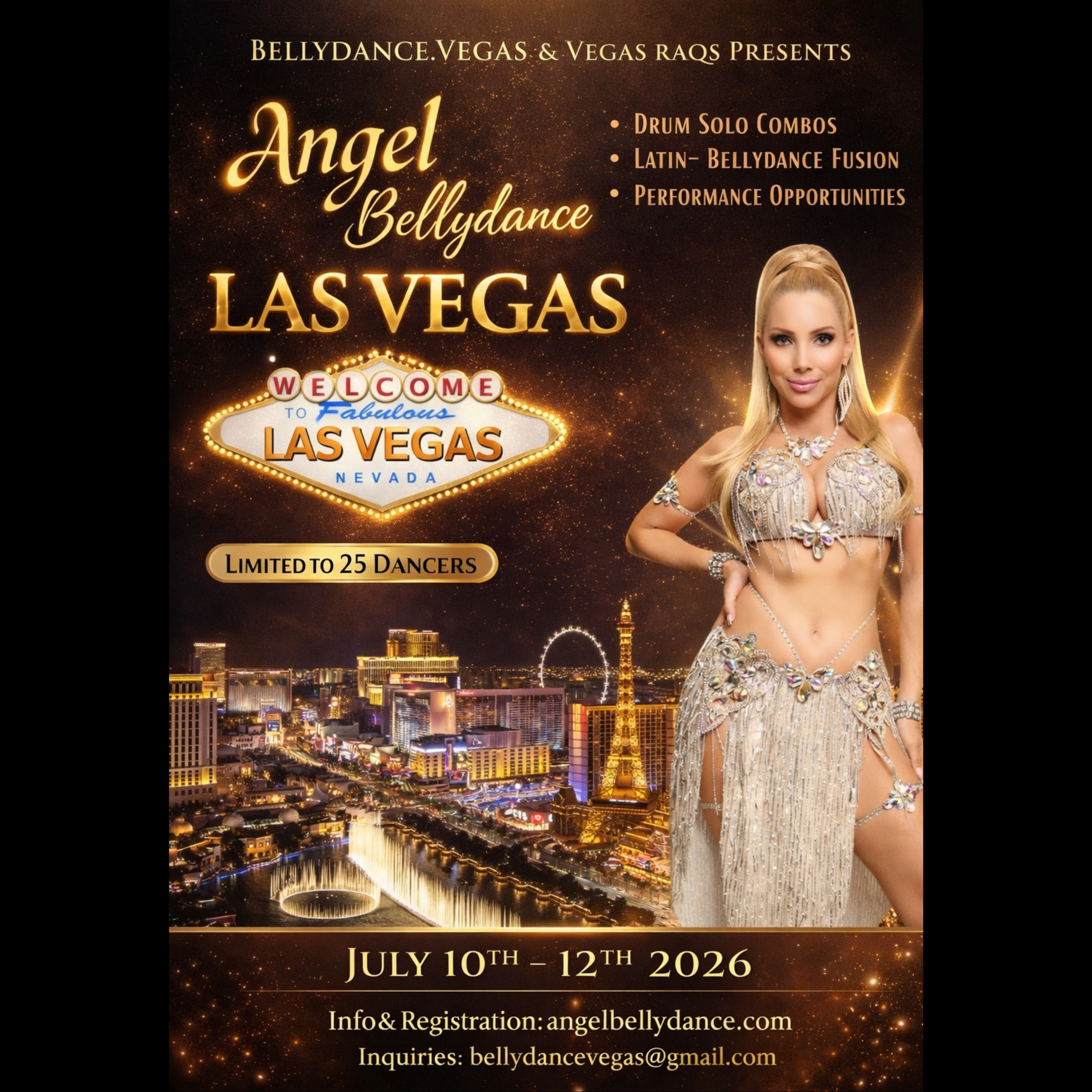 Angel Bellydance in Las Vegas 2026!