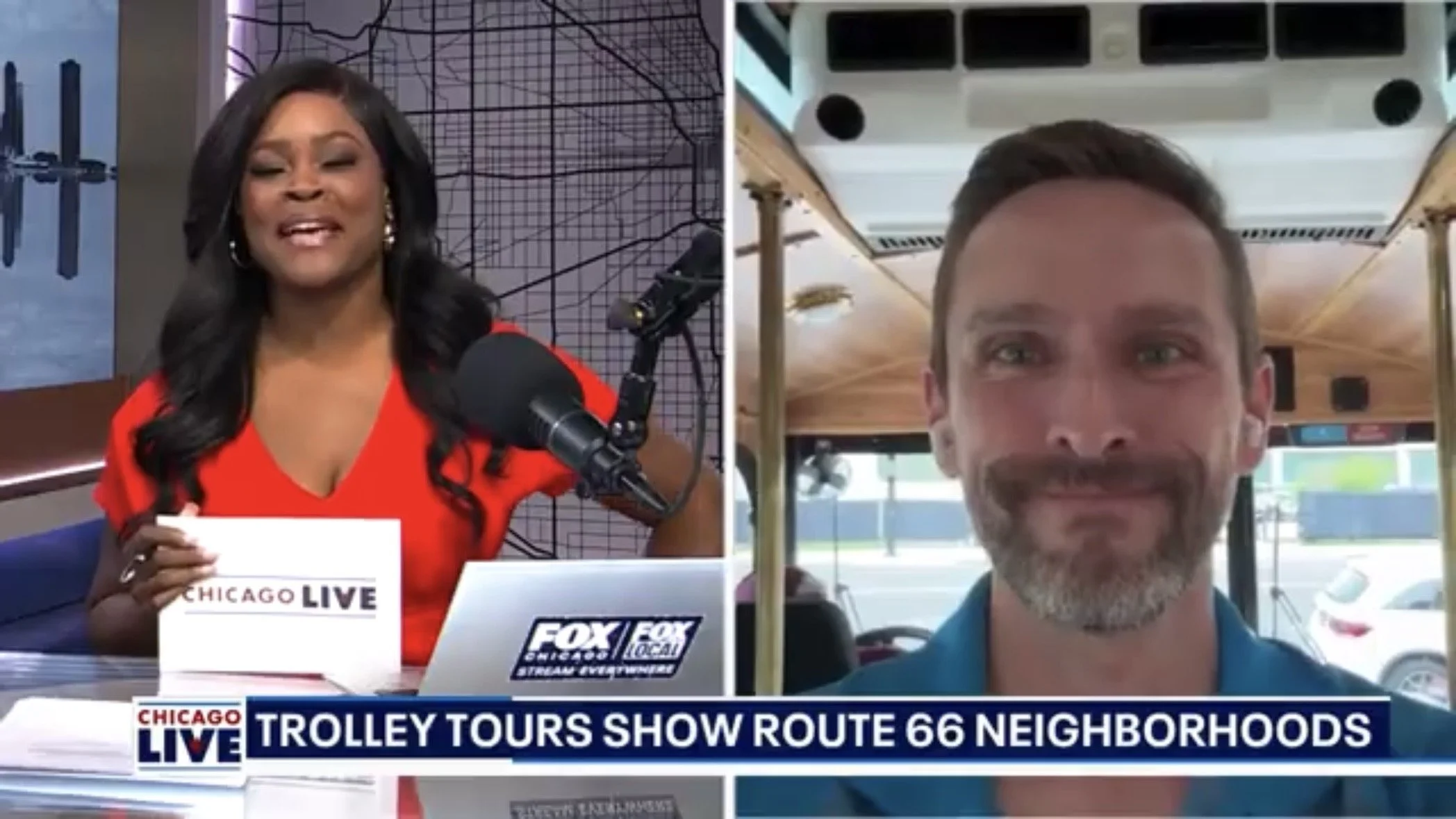 See me live-stream from a stop in the middle of my Route 66 tour