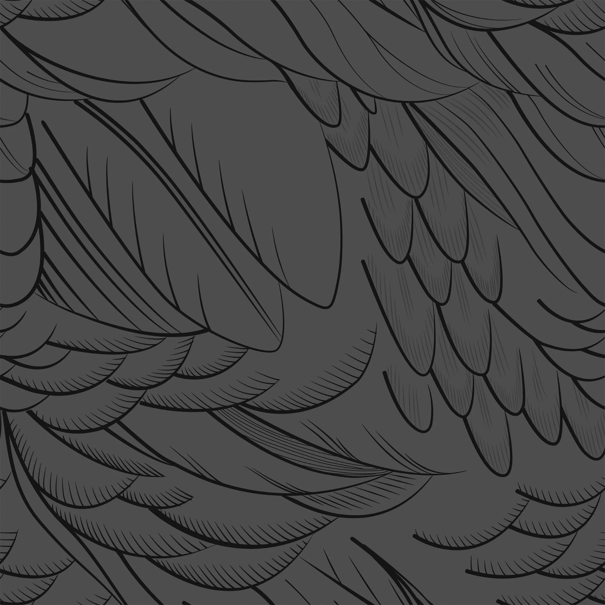 Crow Wallpaper - Slate