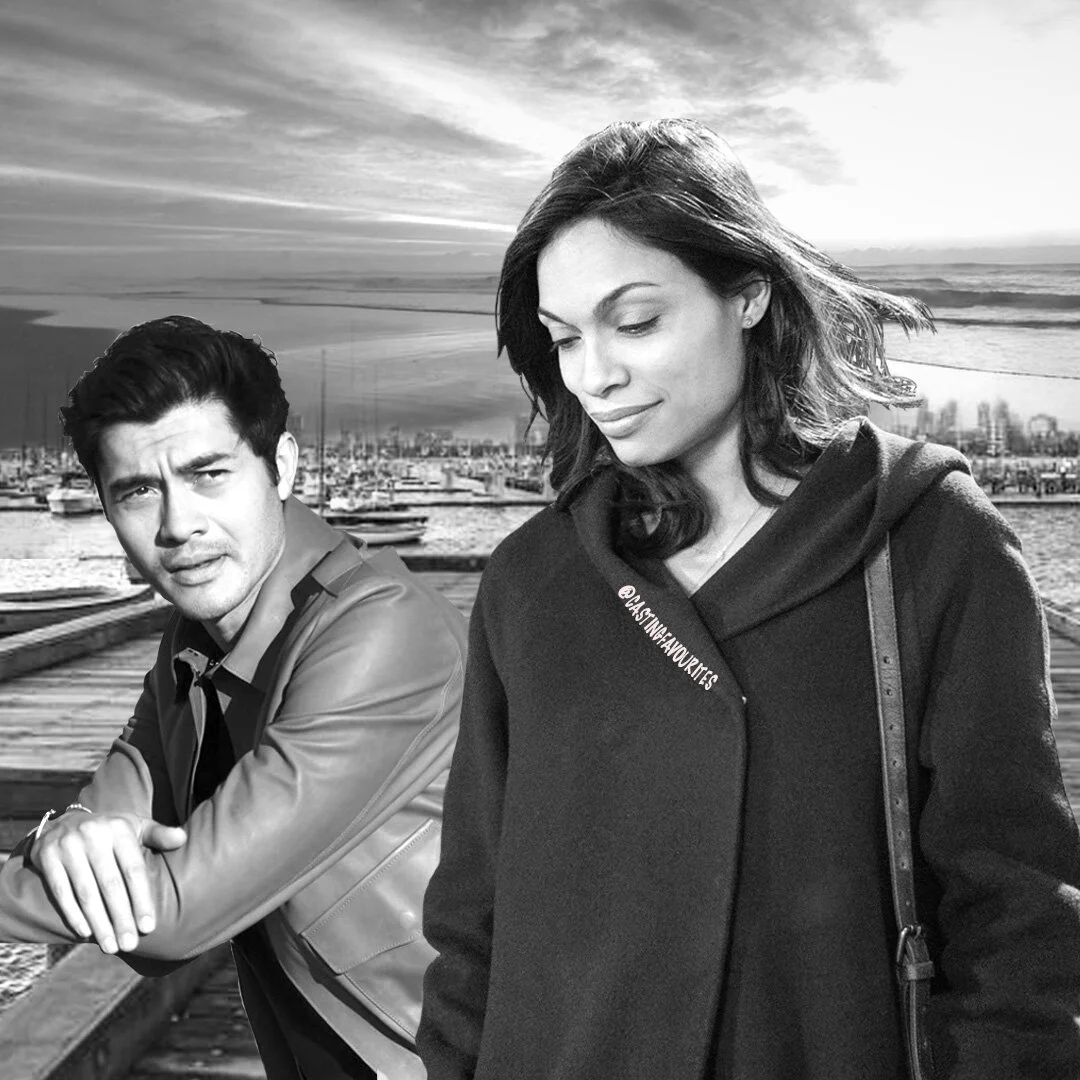 Henry Golding and Rosario Dawson — @ CASTING FAVOURITES