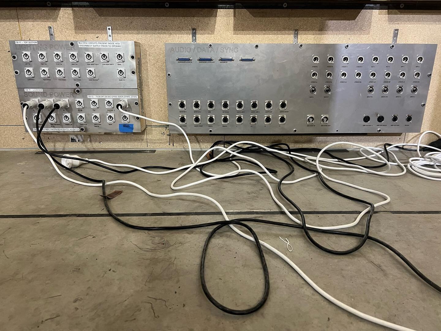 Custom audio &amp; power patch panels, designed &amp; supplied for new mastering studio build in Coburg, more pics of the studio to come soon, when we finish the build.  #exponentialacoustics #acoustics #studioacoustics #masteringstudio #recordingstu