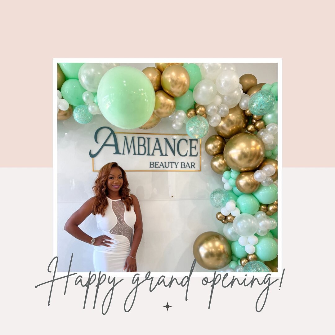 There is no limit to what we as women can accomplish! Congrats to @ambiancebeautybar for opening their #Scottsdale AZ location. We were thrilled to be part of your big day!