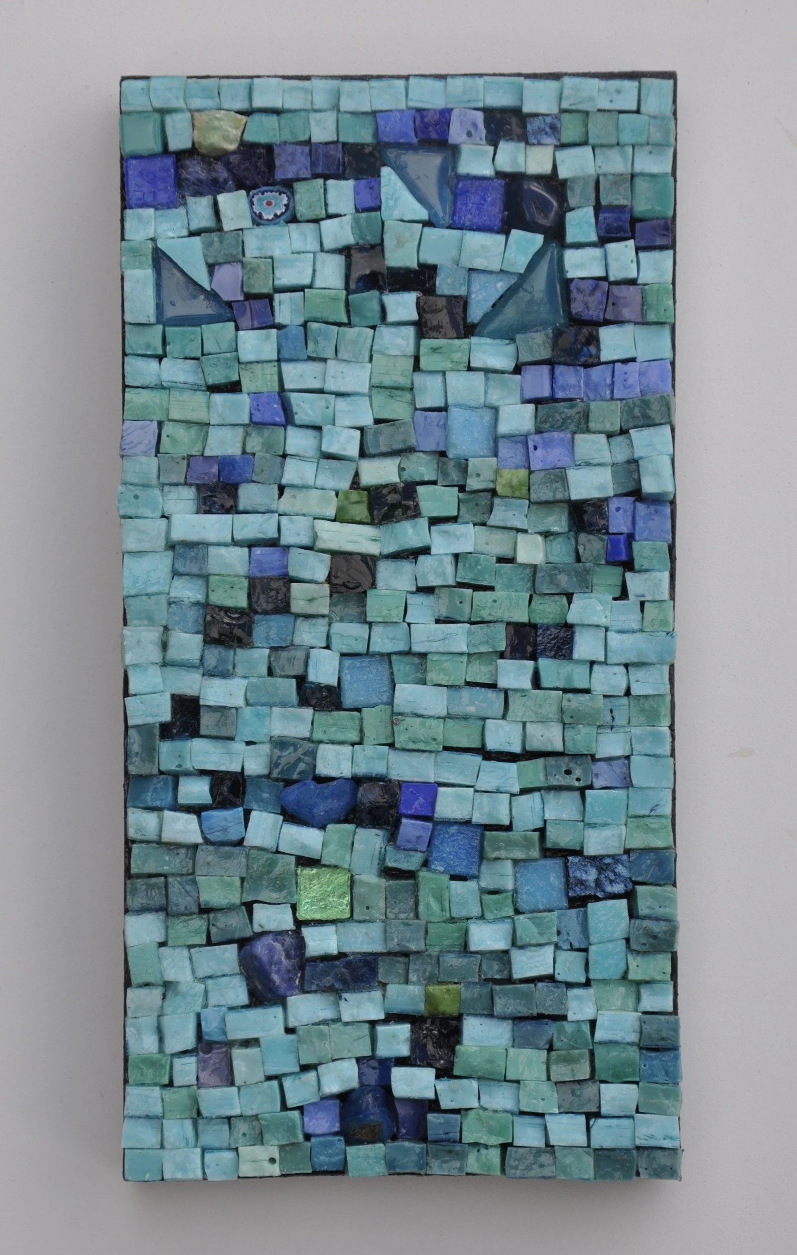 Smalti on wood | 16 × 4 in. | 2021