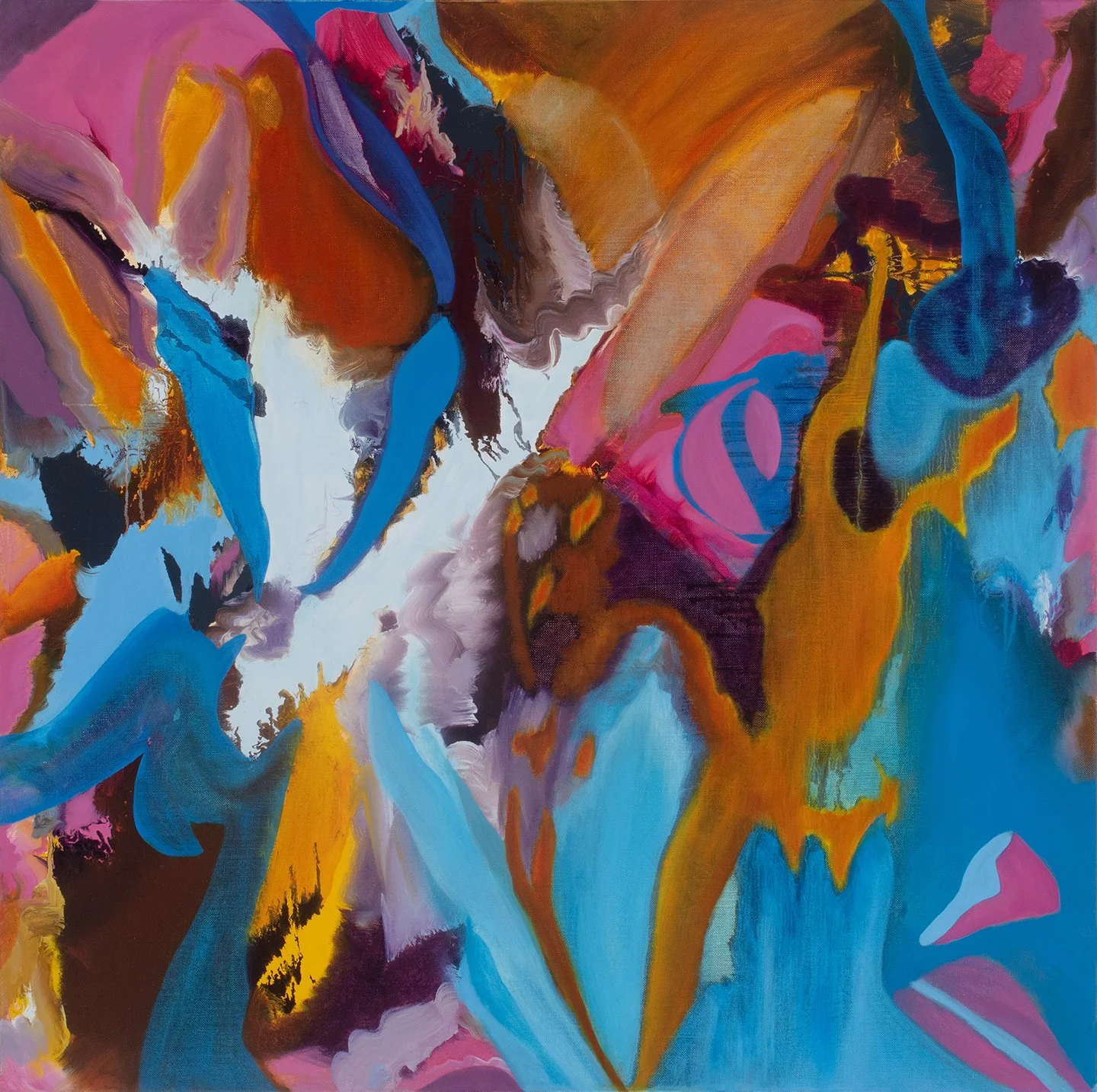 Freedom in Motion | Oil on linen | 36 x 36 in.