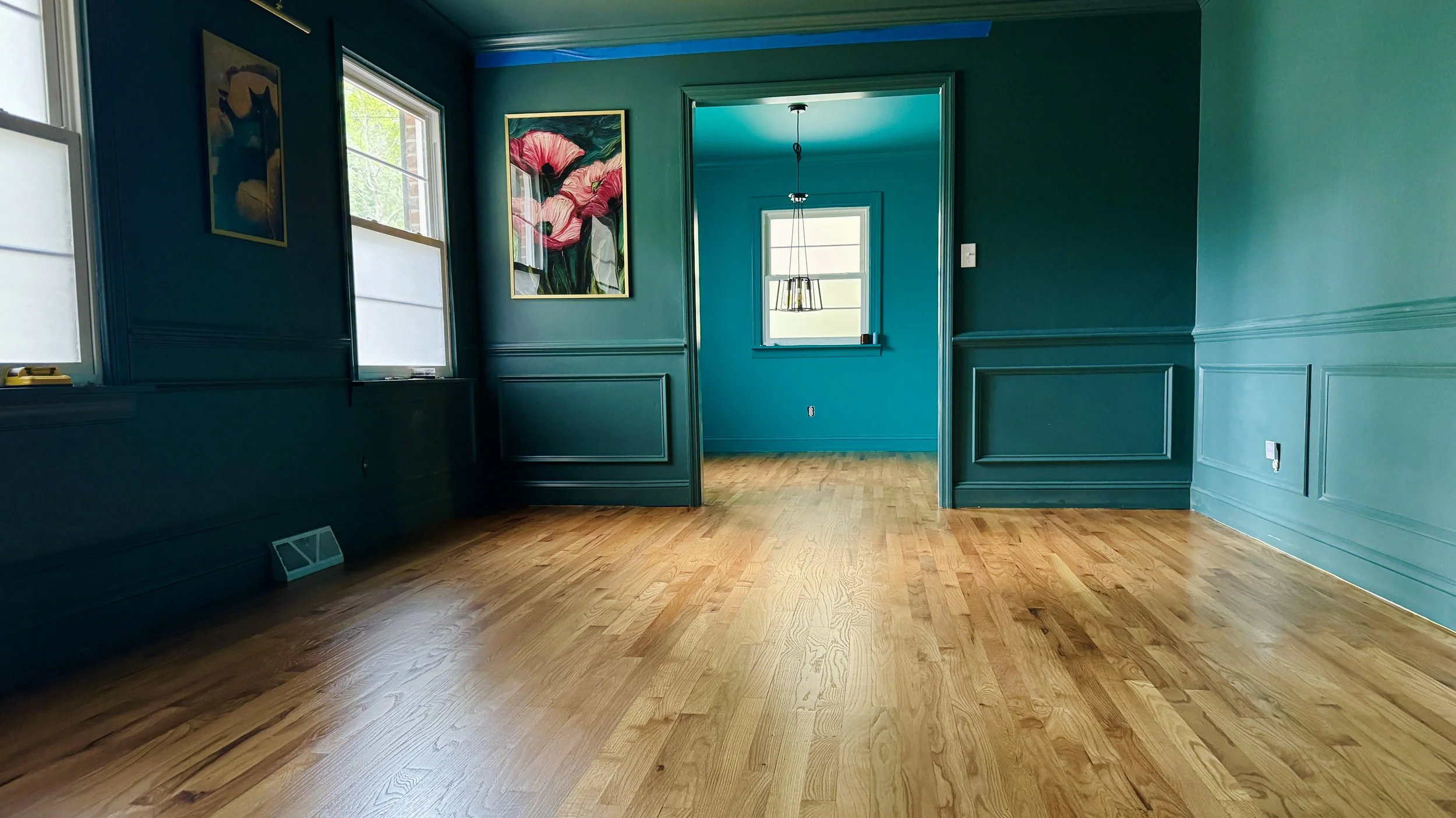 Red Oak Hardwood Floor Refinish