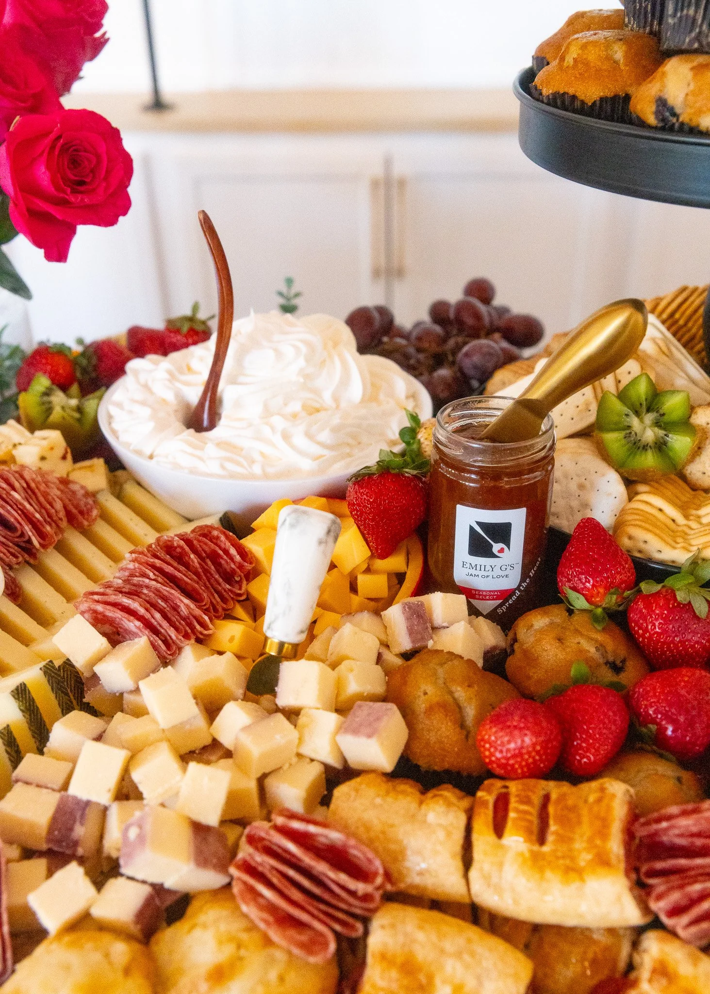Photo os a charcuterie spread from an event