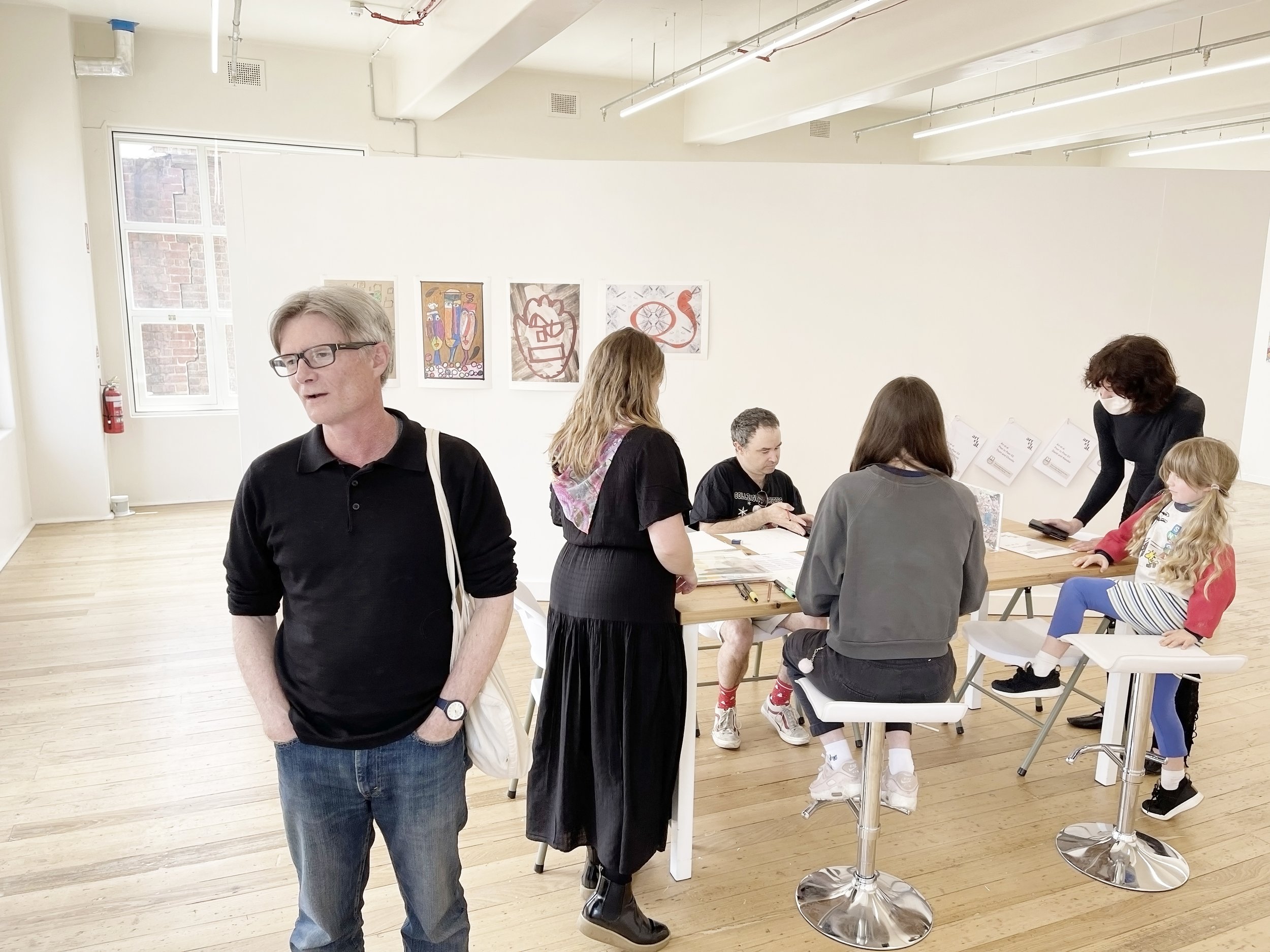 Who Are We Now: Zine Workshop with Arts Project Australia Gallery, Coliingswood Yard, Melbourne