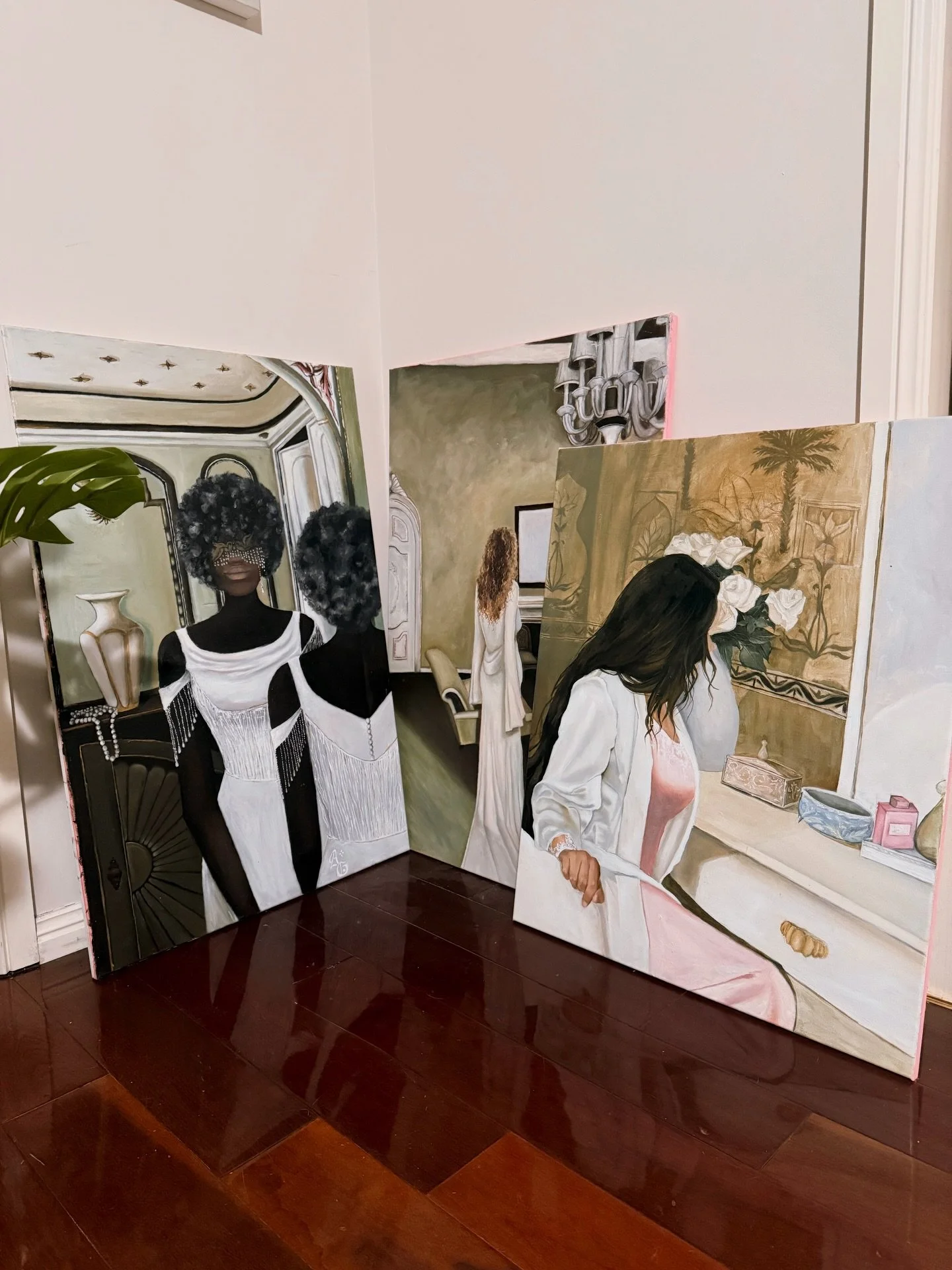 My large paintings 💌

#art #painting #canvasart