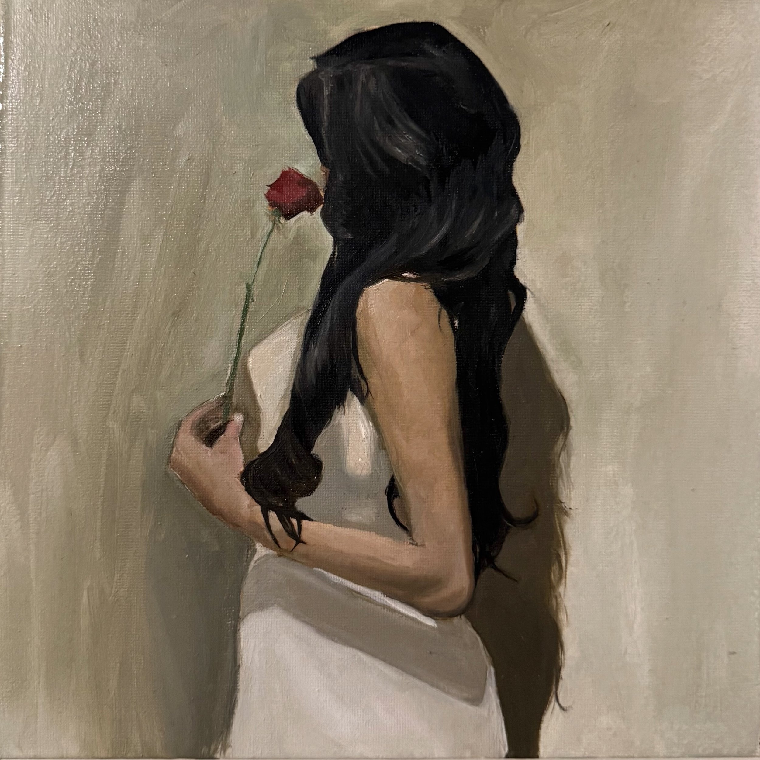 "rose" - 25 x 25 cm | Oils on canvas