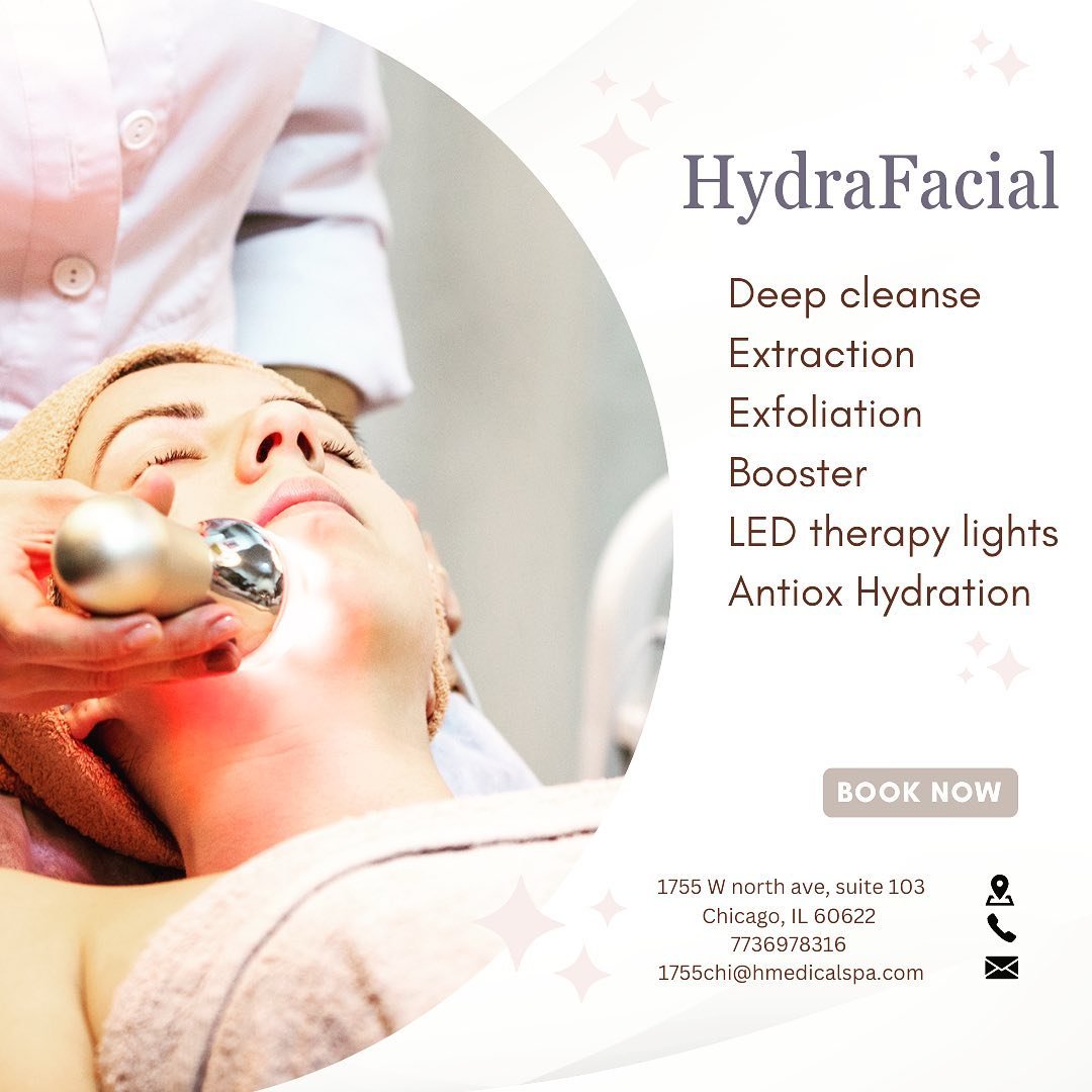 To celebrate Mother&rsquo;s Day. H Med Spa offers 20% off on all HydraFacials 🫧 this week/weekend 🦋

We wish you all Relax, Shine and Glow this Mother&rsquo;s Day! Pamper yourself ✨

☎️ 7736978316 to book your first HydraFacial with us today! 

#Mo
