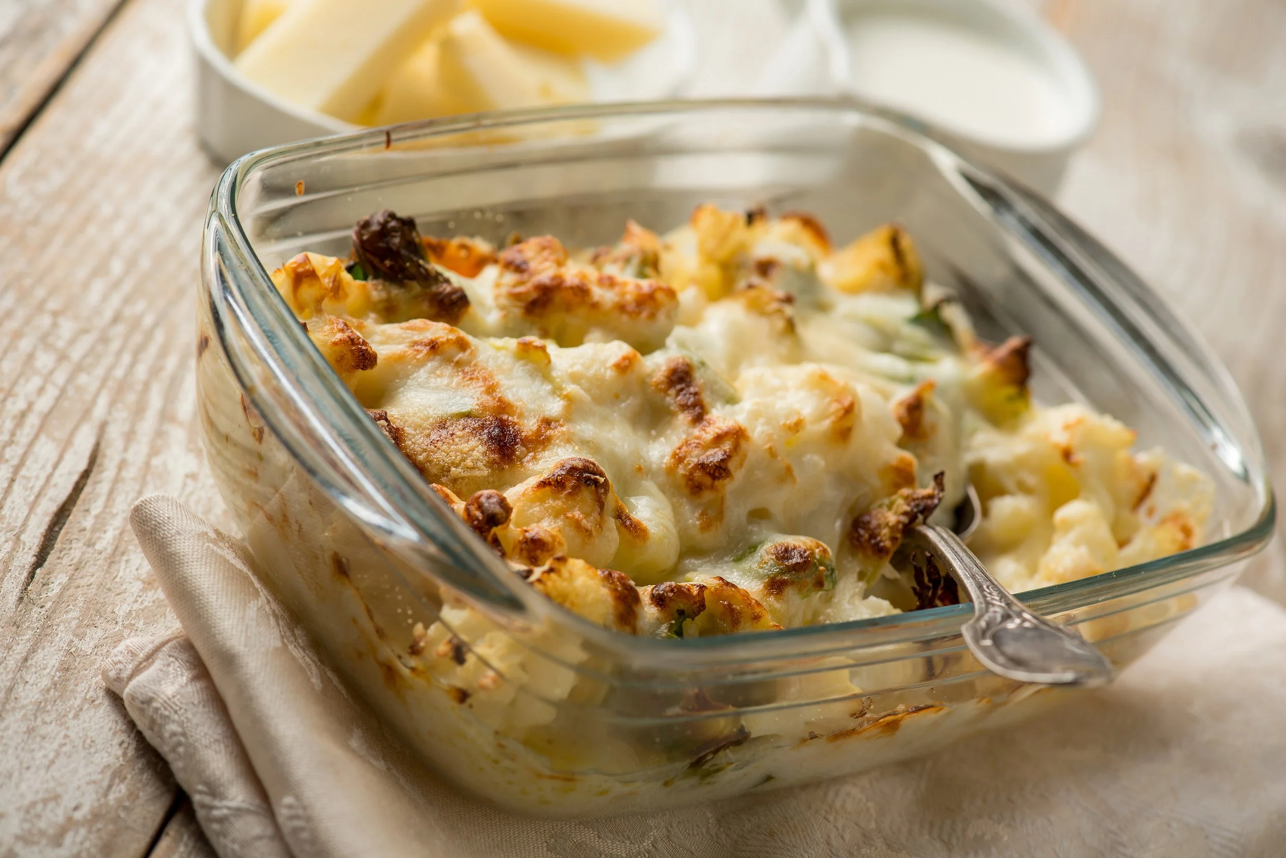 Lasagne mit Blumenkohl und Tomaten