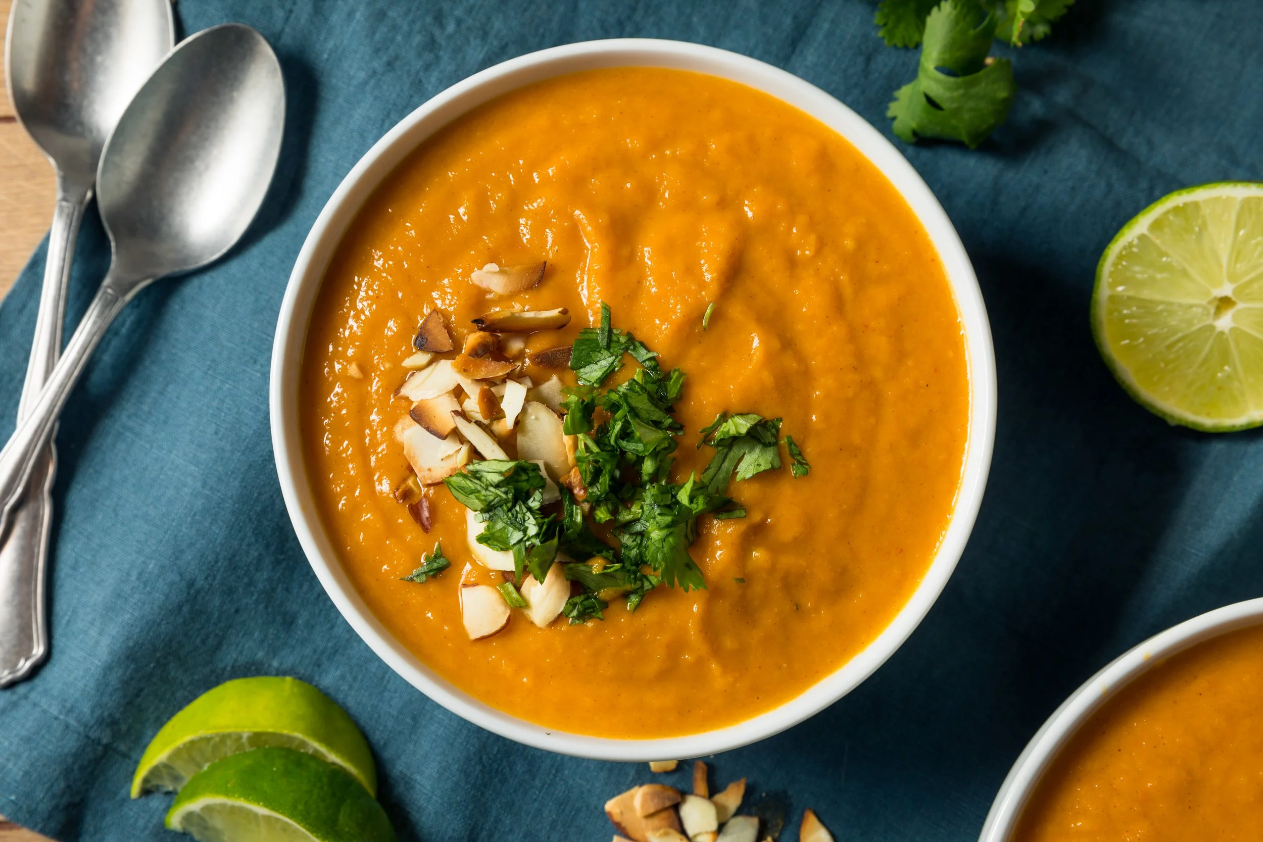 Süsskartoffel-Ingwersuppe
