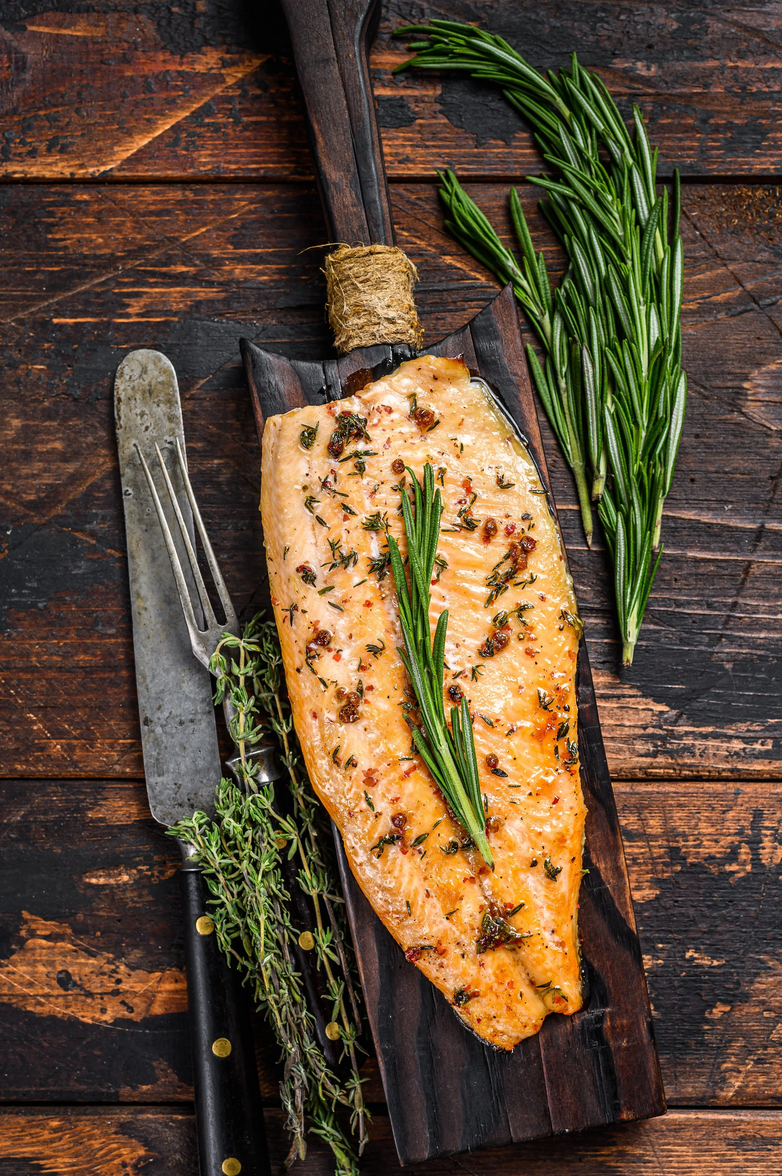 Forellenfilet mit Ingwer-Spätzli