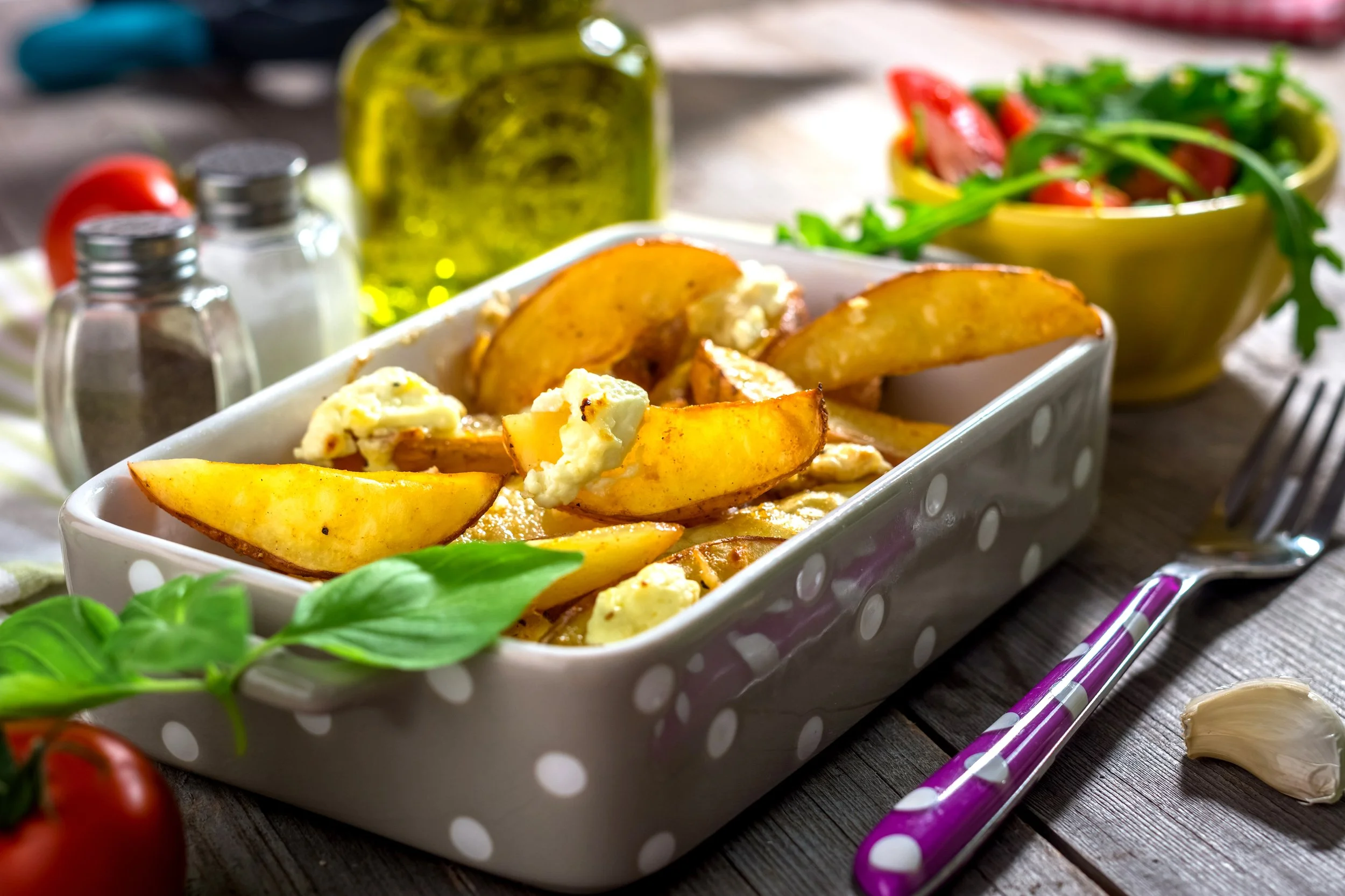 Frühkartoffeln mit Camembert-Crème