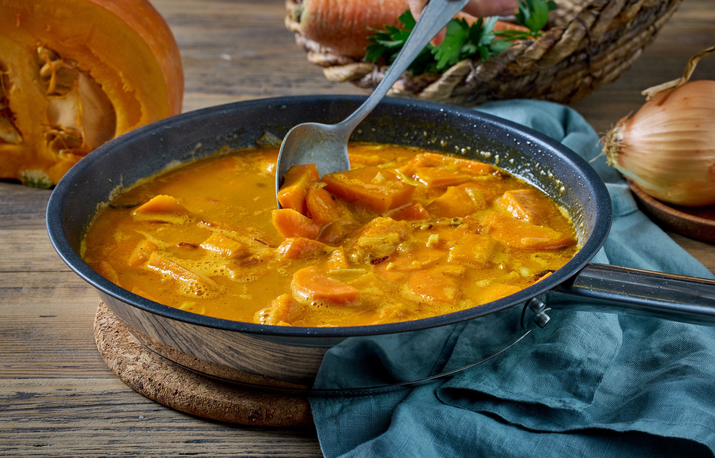 Feines Curry mit Kürbis