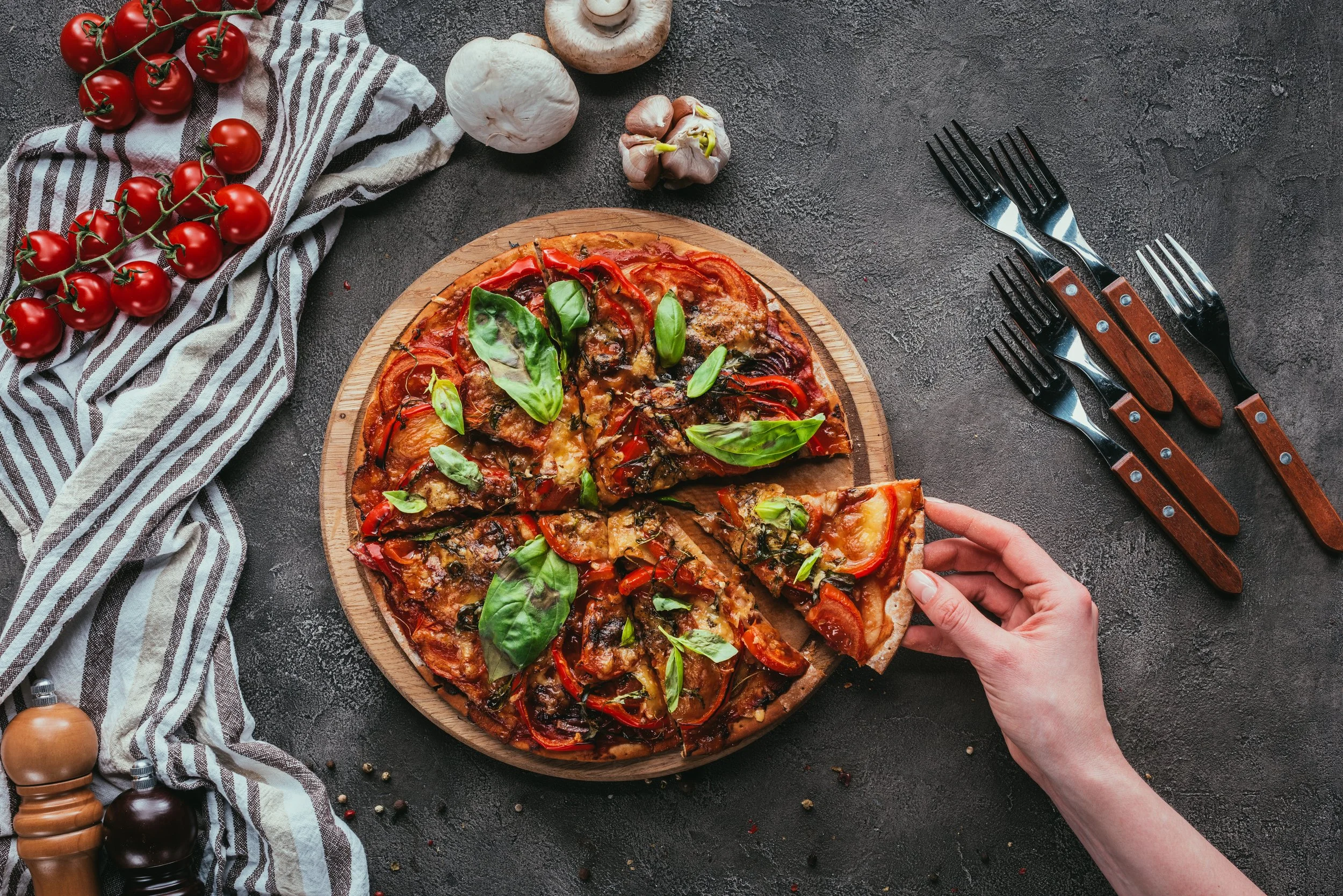 Blumenkohlpizza