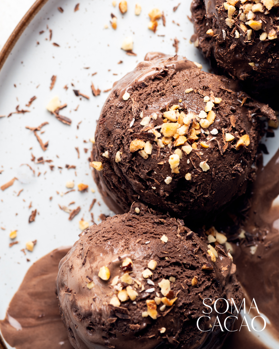 Vegan Soma Cacao, Date &amp; Coconut Ice Cream Dream